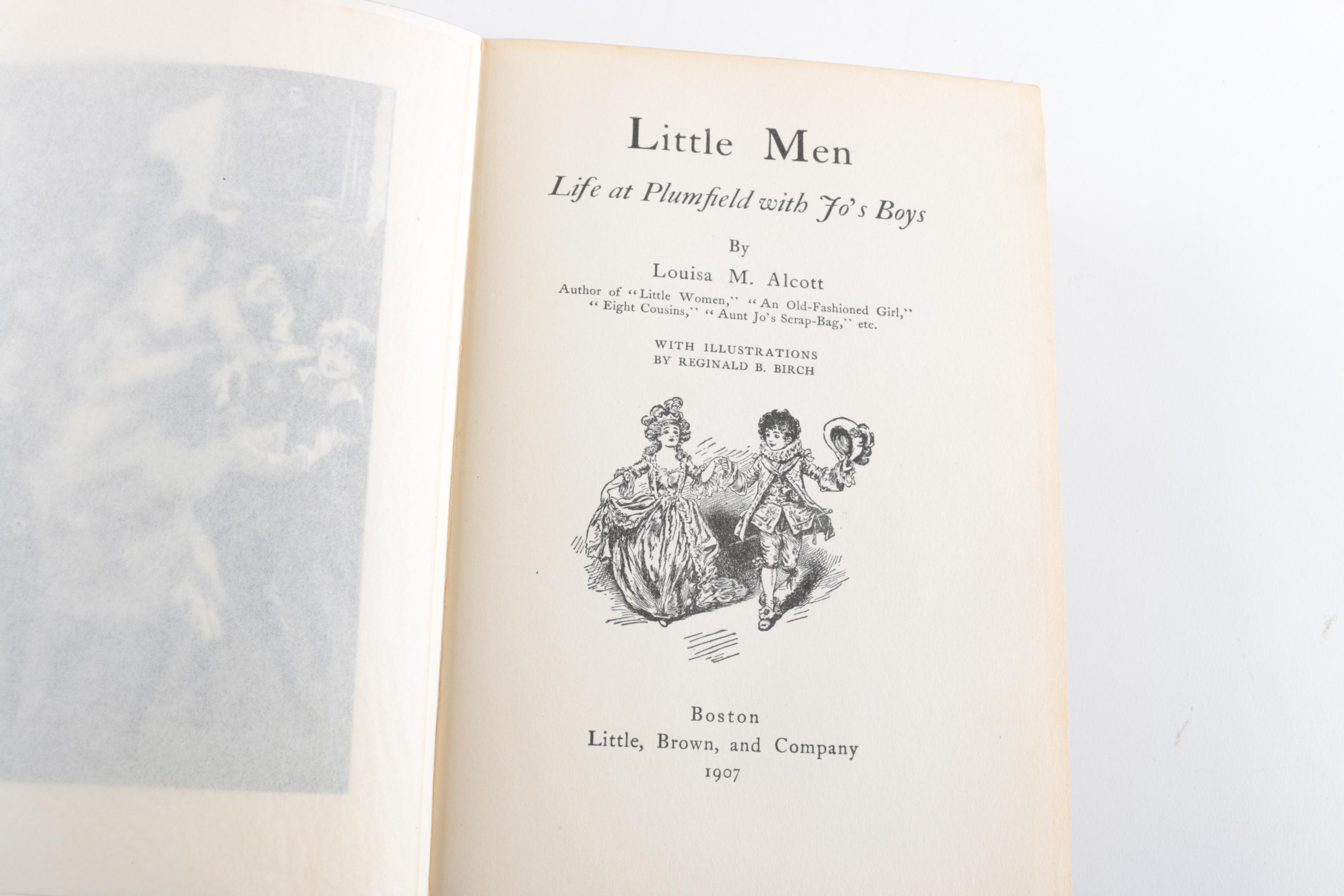 1906 "Little Women" and 1907 "Little Men" by Louisa M. Alcott