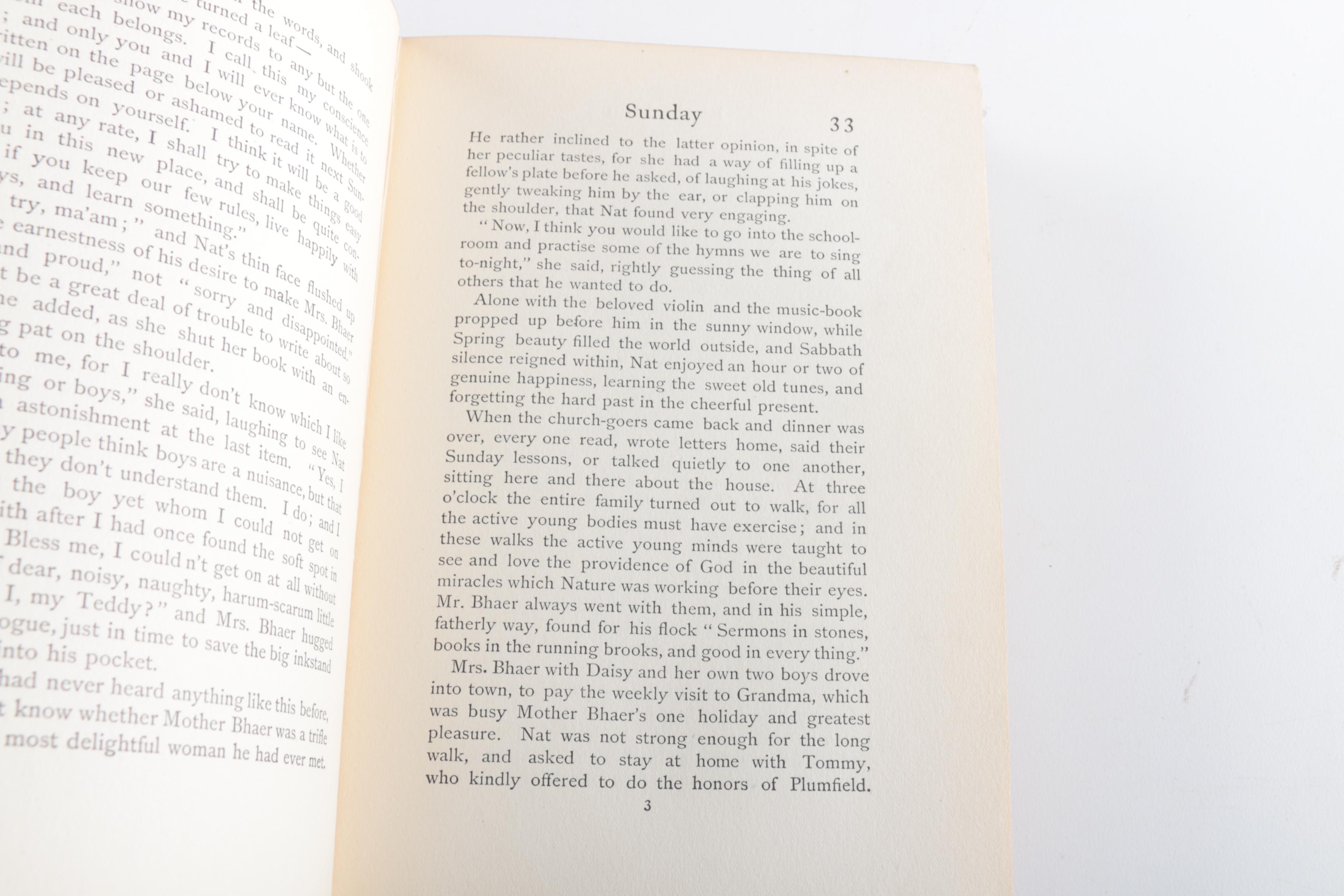 1906 "Little Women" and 1907 "Little Men" by Louisa M. Alcott