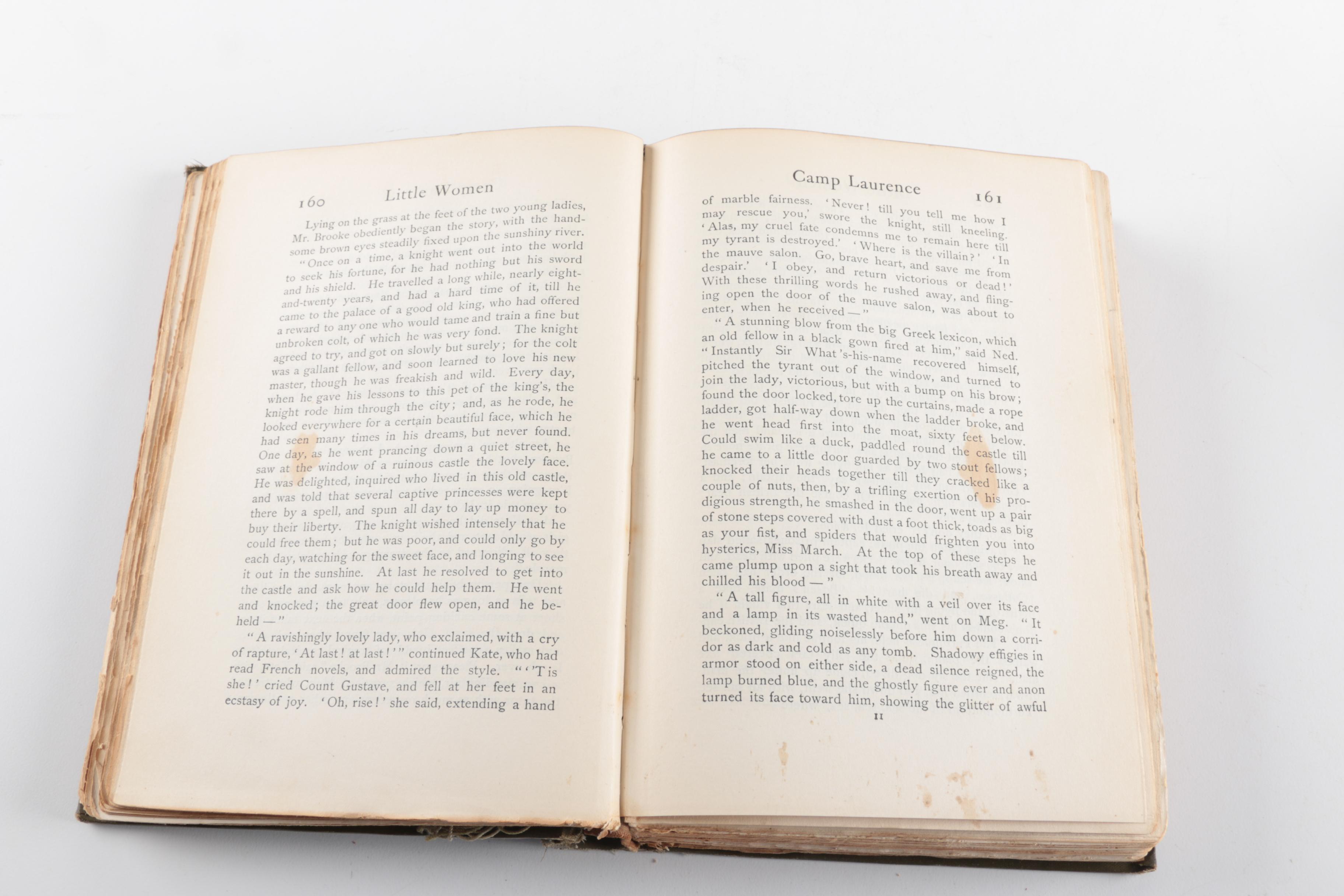 1906 "Little Women" and 1907 "Little Men" by Louisa M. Alcott