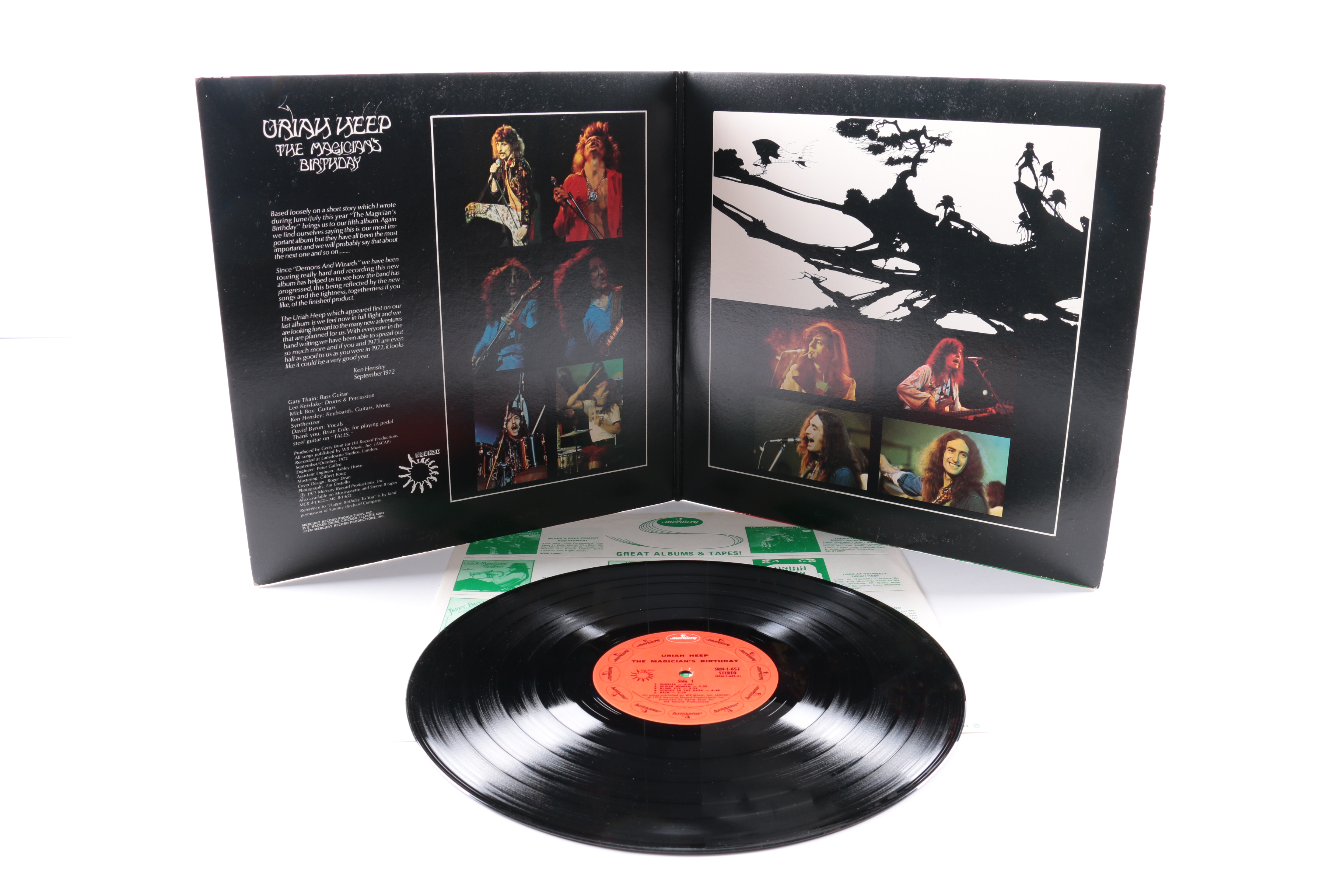 Uriah Heep LPs Including "The Magician's Birthday"