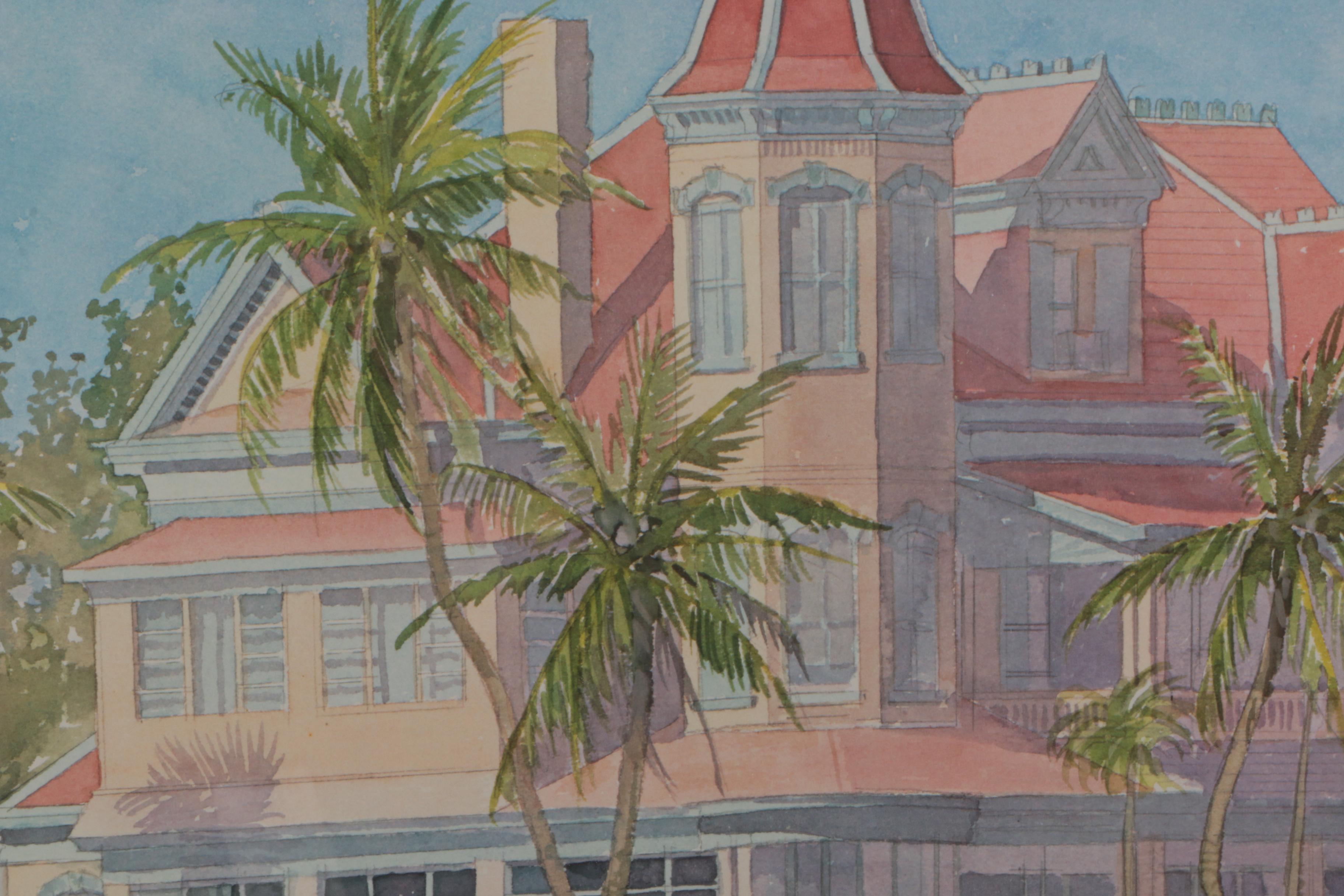 Robert Kennedy Limited Edition Offset Lithograph "Southernmost House, Key West"