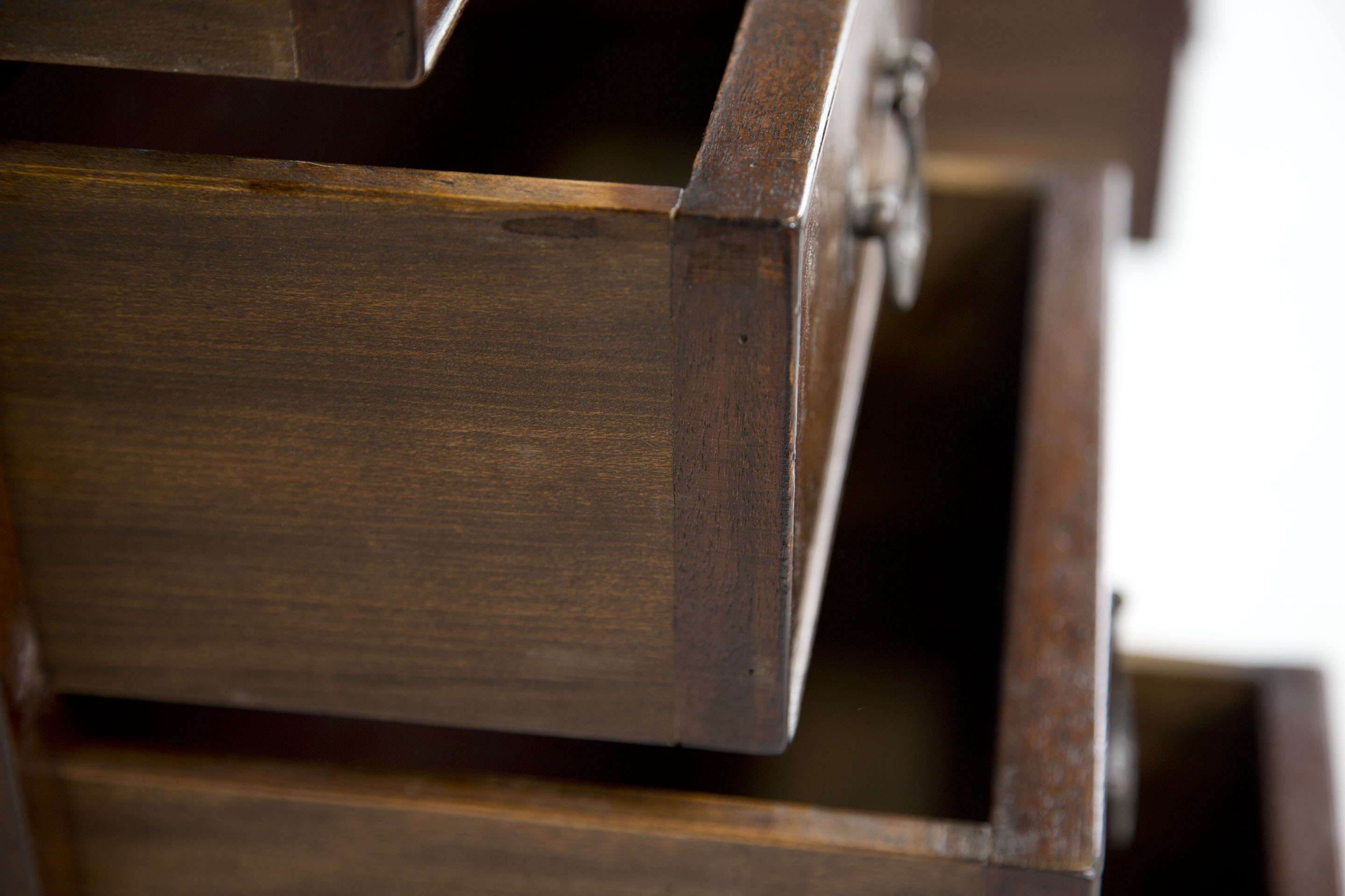Vintage Georgian Style Mahogany Pedestal Desk by Beacon Hill