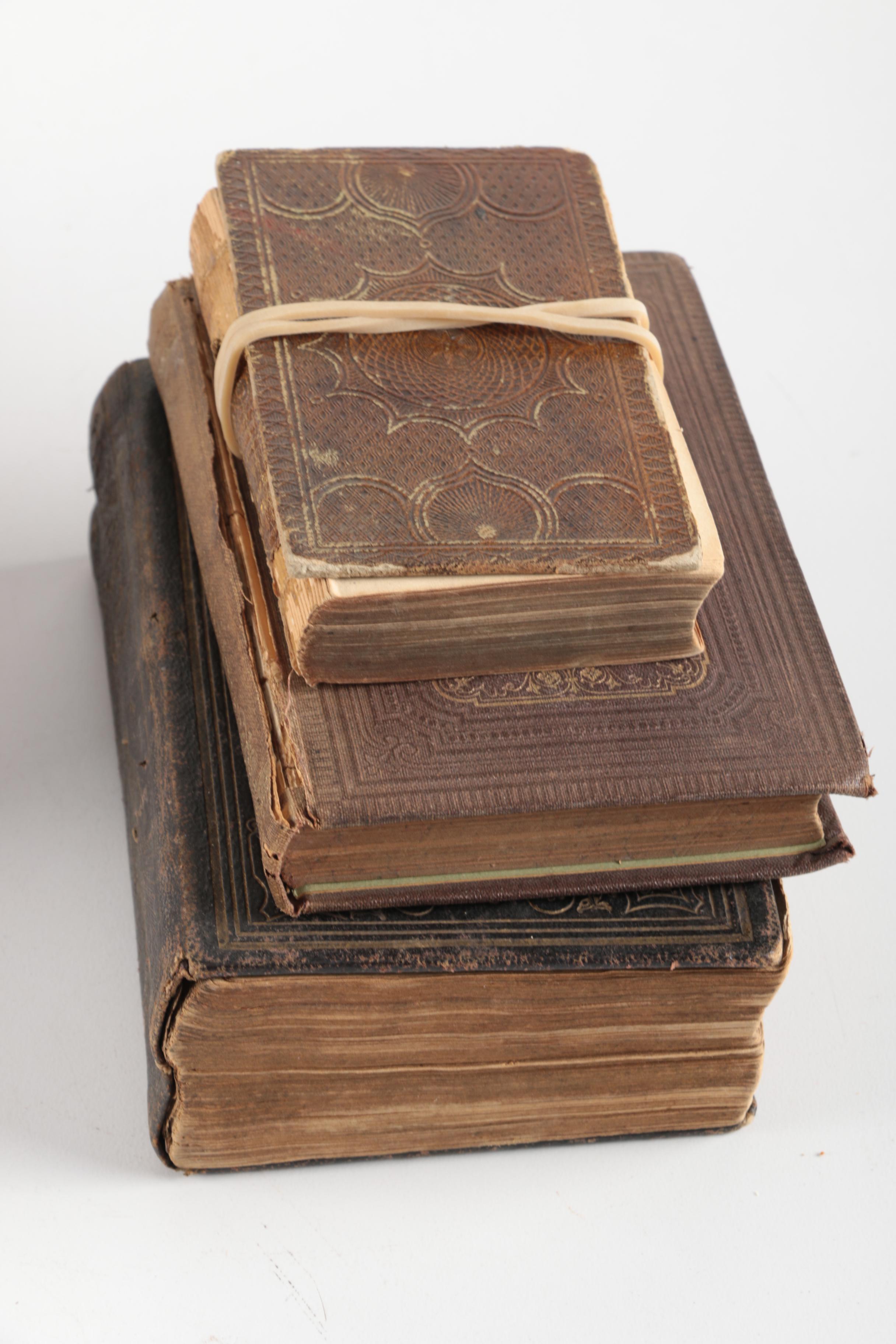Eight Antique German Books