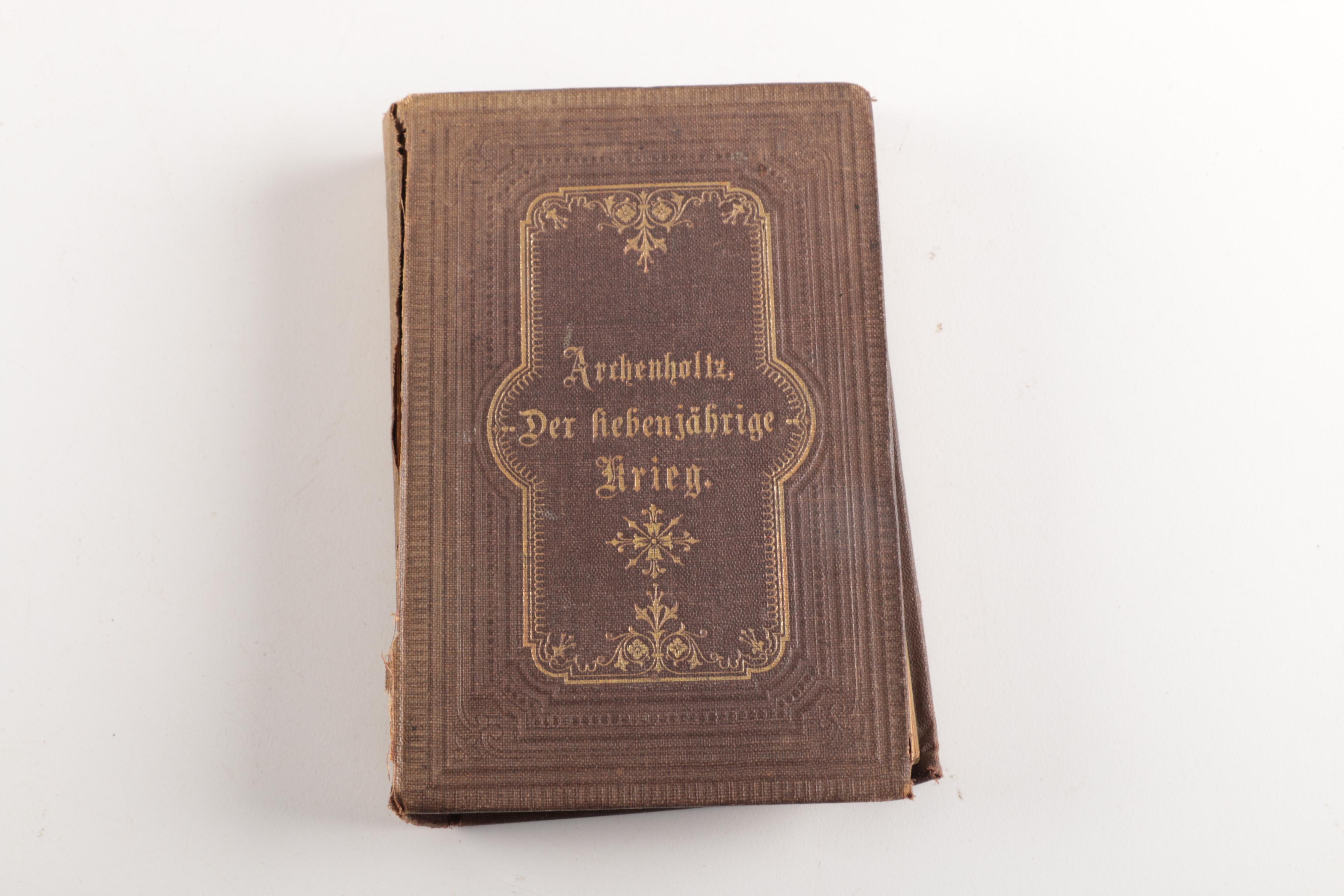 Eight Antique German Books
