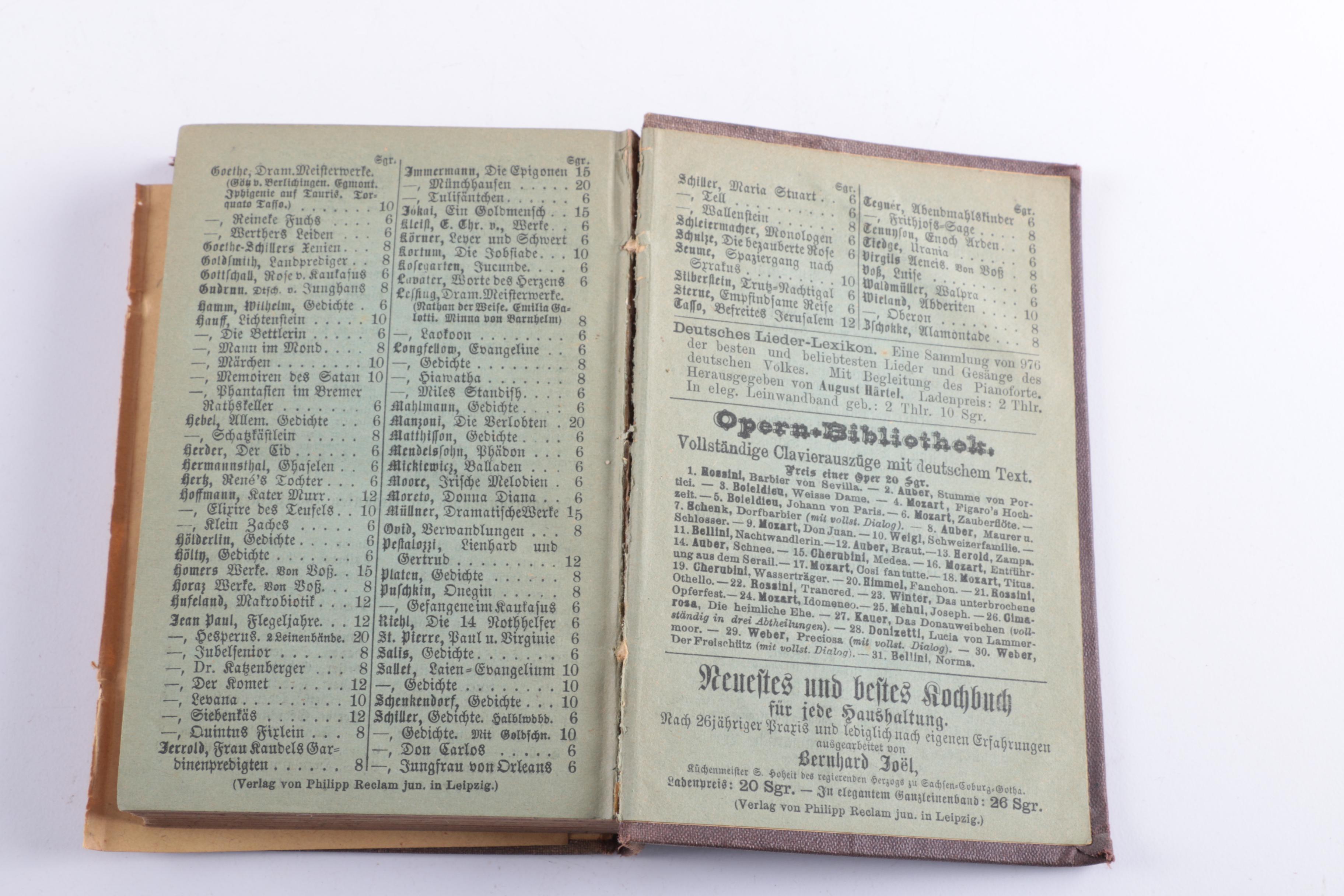 Eight Antique German Books