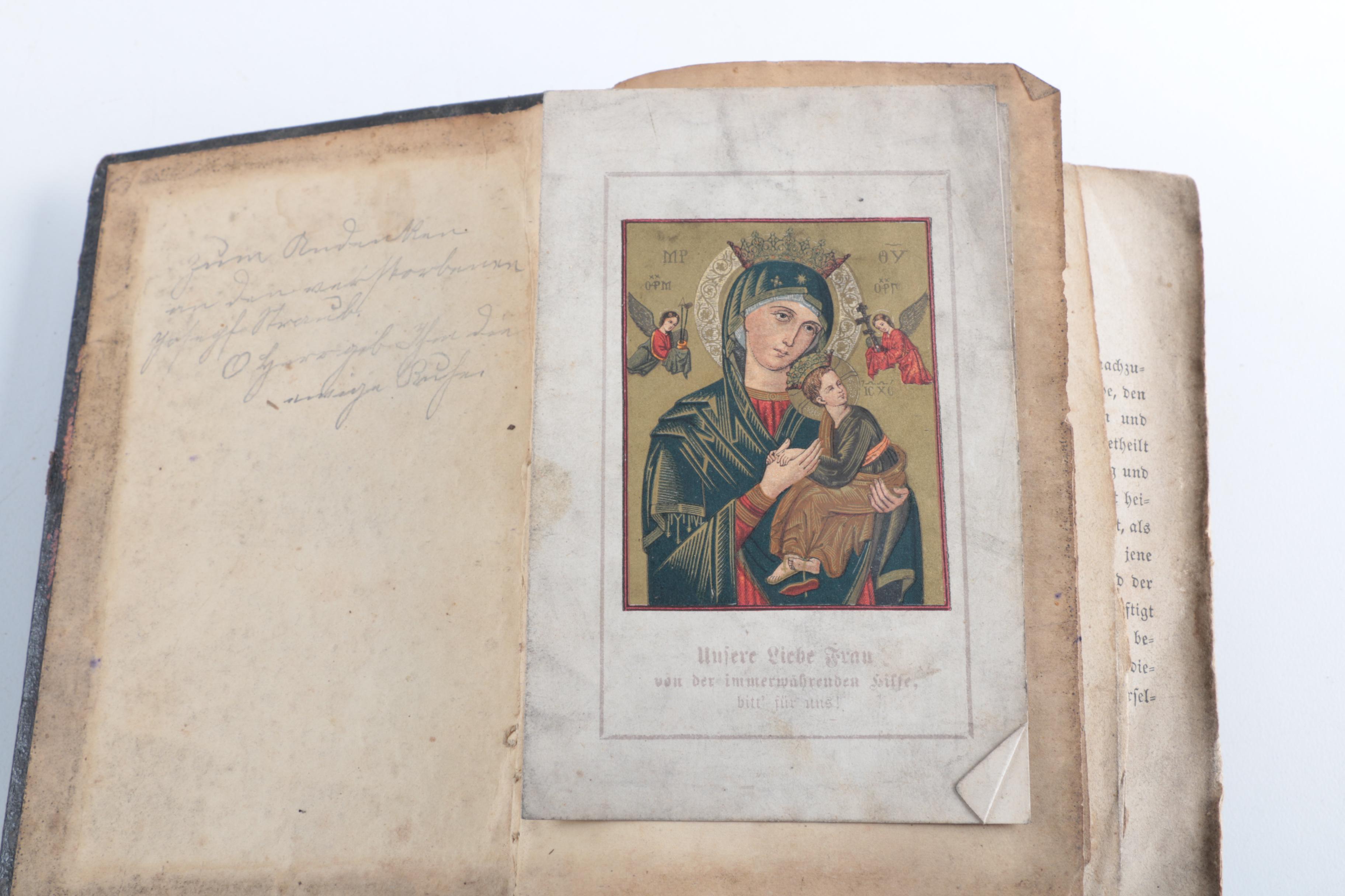 Eight Antique German Books