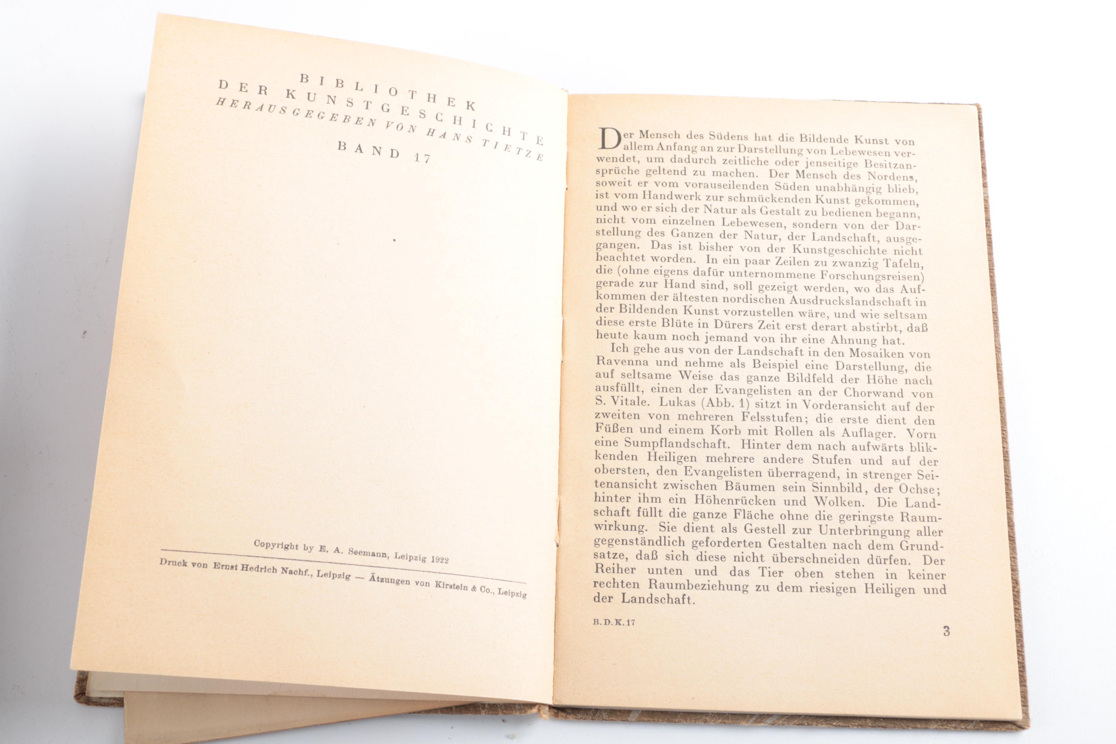 Eight Antique German Books