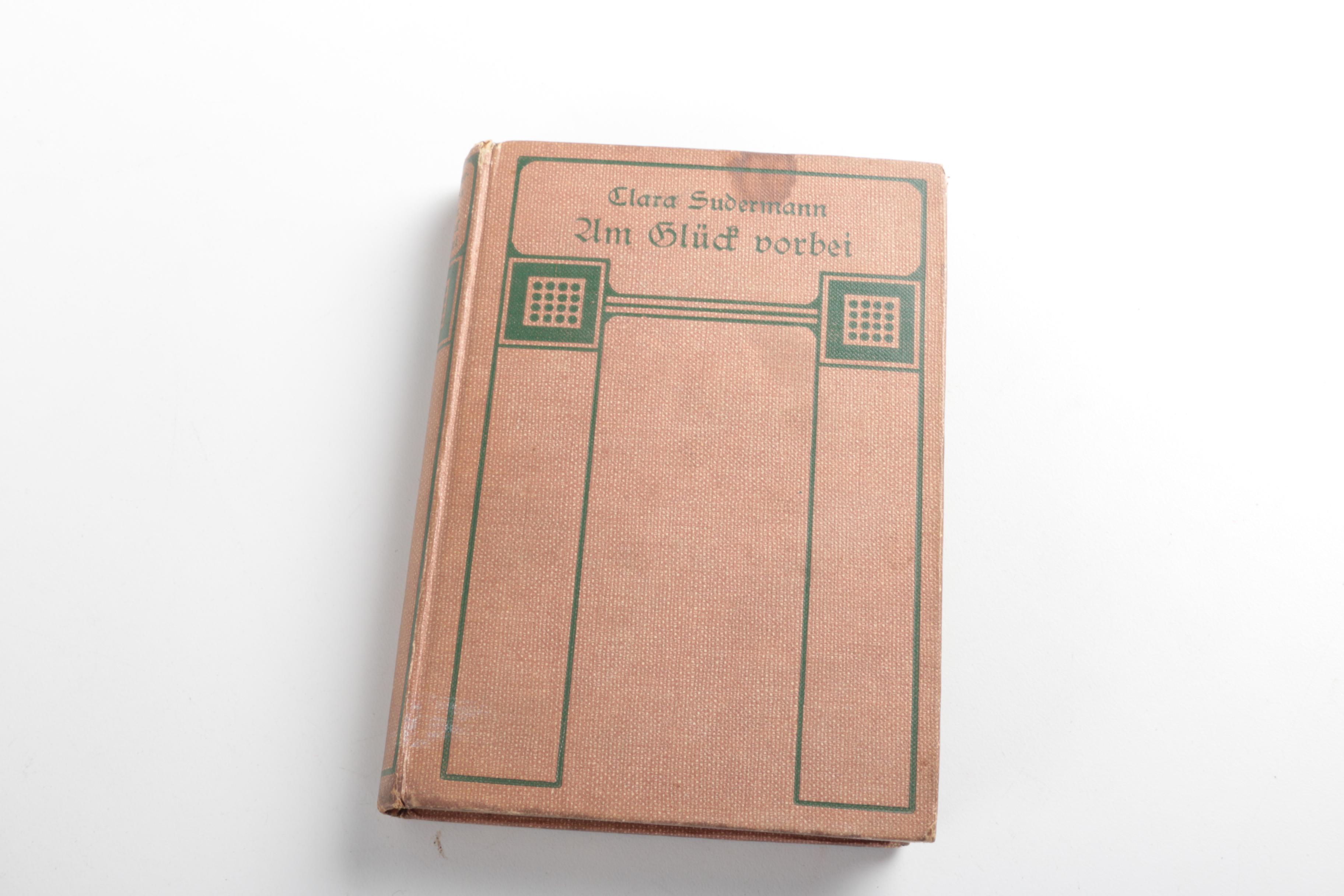 Eight Antique German Books