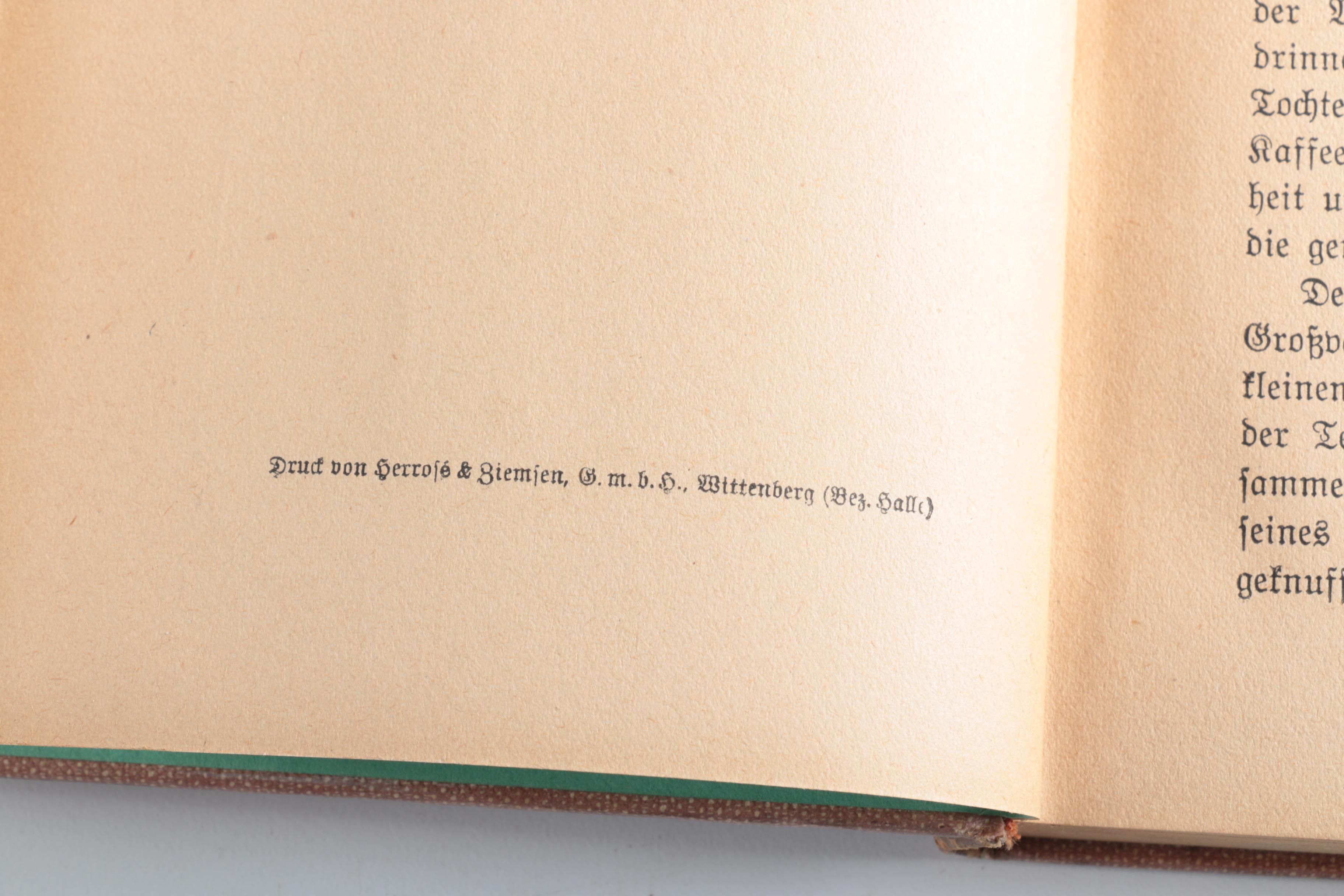 Eight Antique German Books