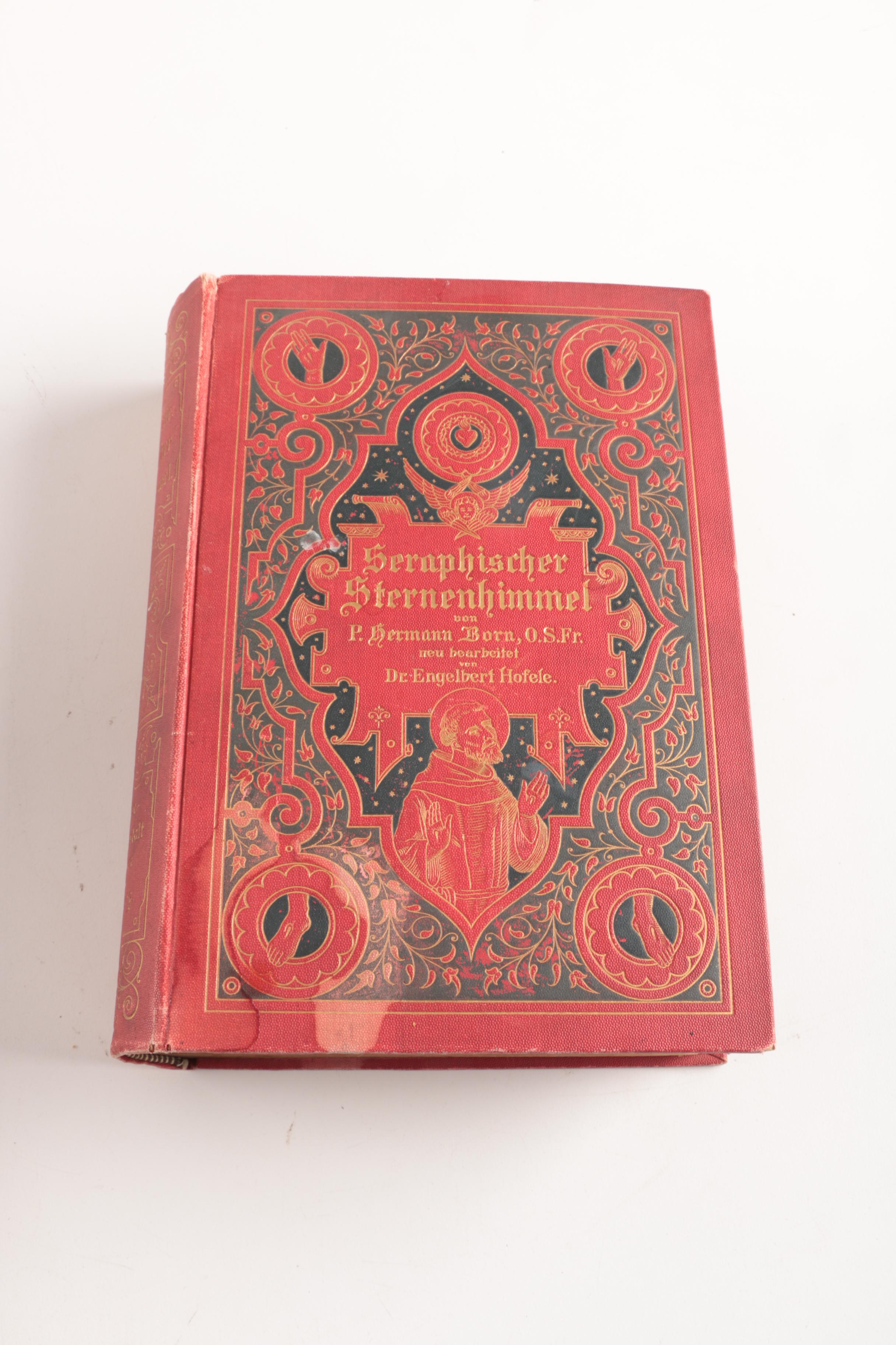 Eight Antique German Books