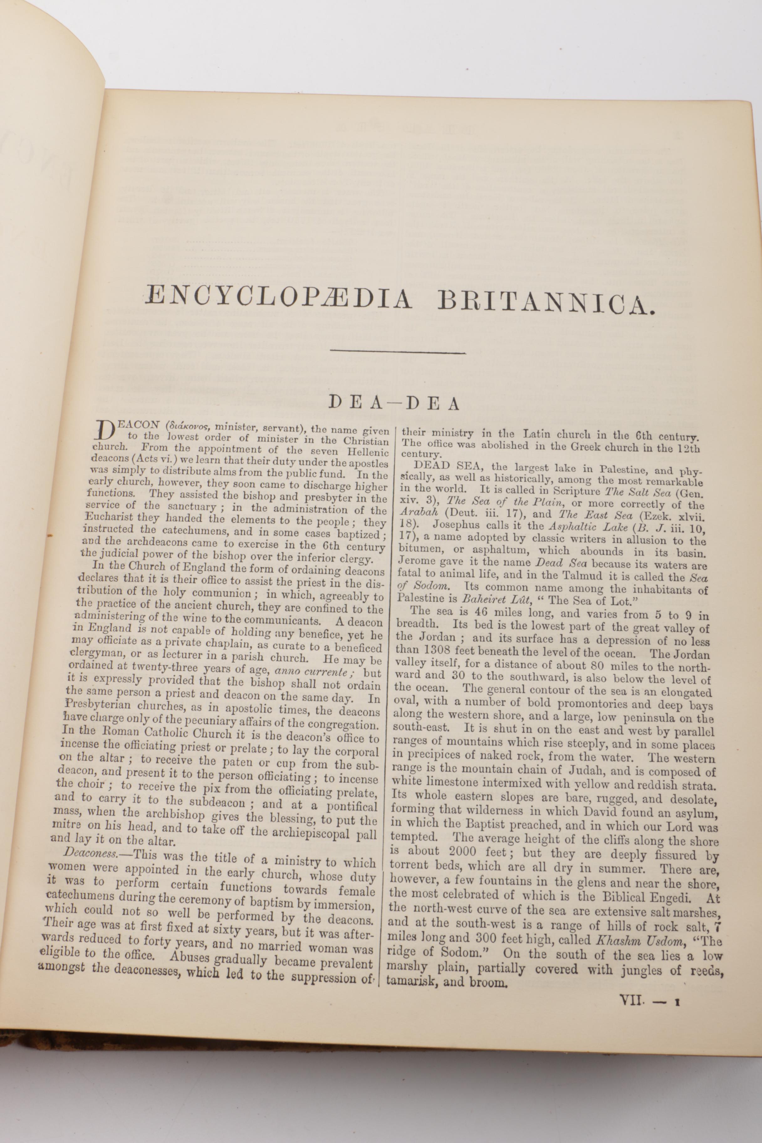 Antique Ninth Edition "Encyclopedia Britannica" Collection