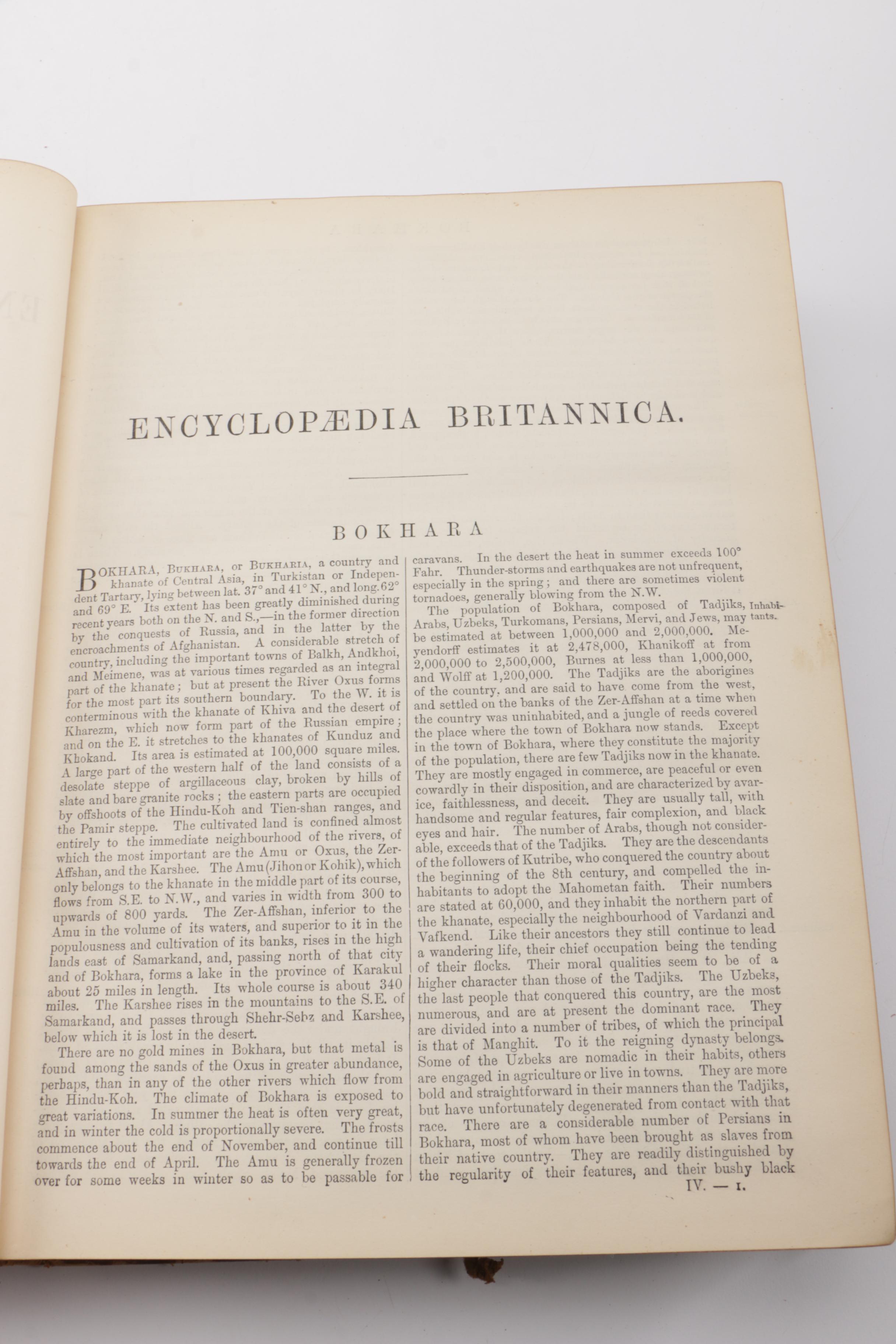 Antique Ninth Edition "Encyclopedia Britannica" Collection