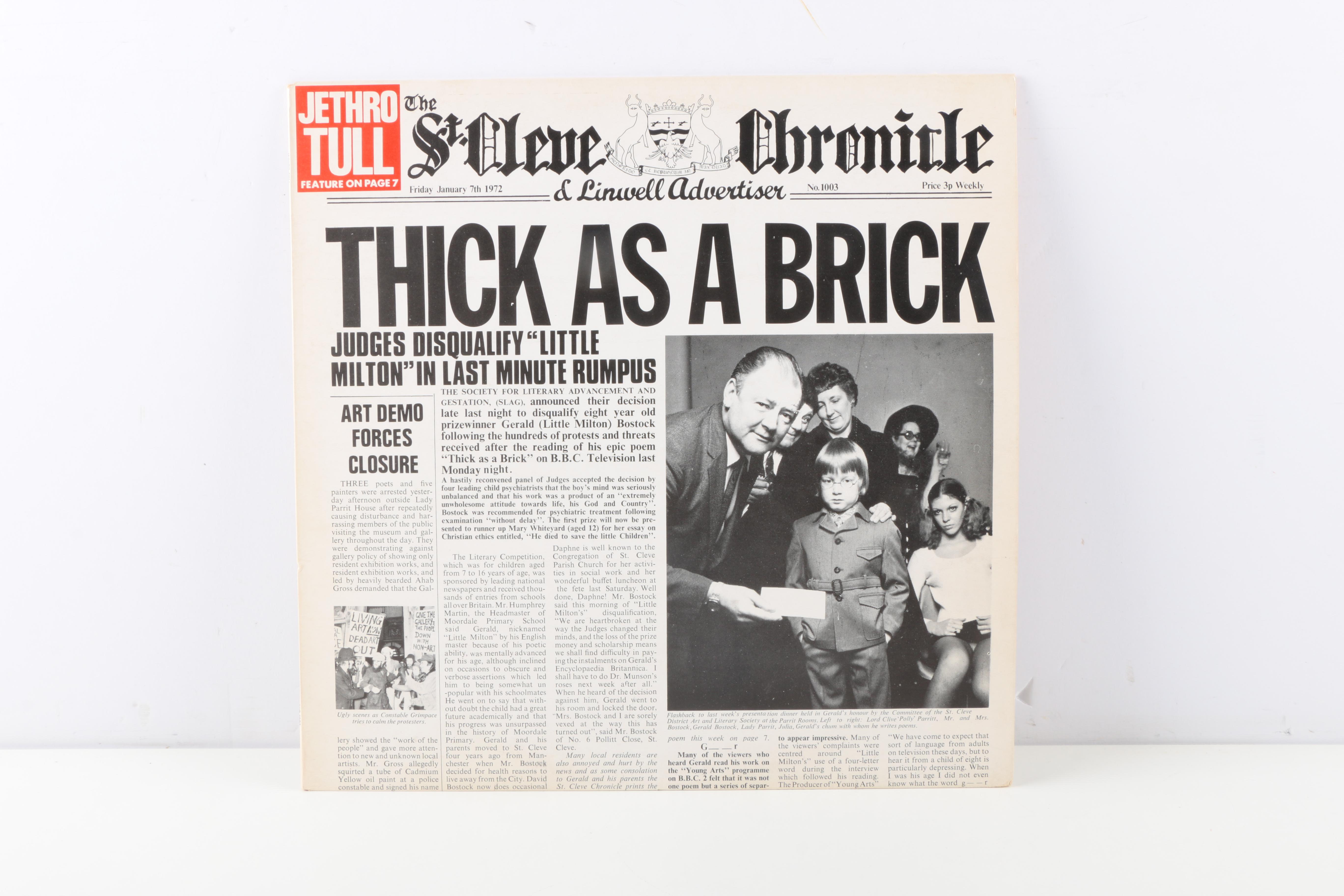 Jethro Tull LPs Including "Thick as a Brick"