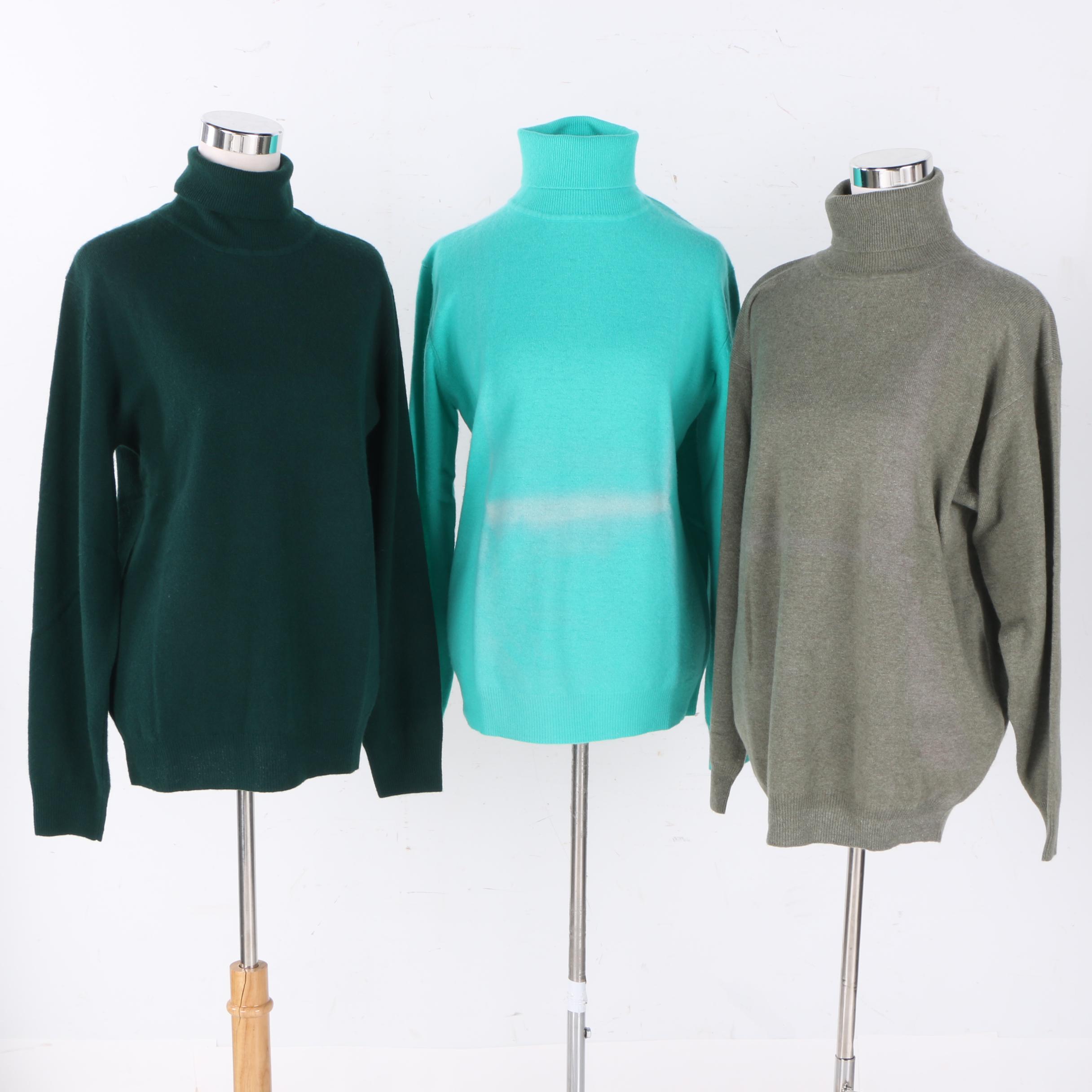 Cashmere Turtle Neck Sweaters