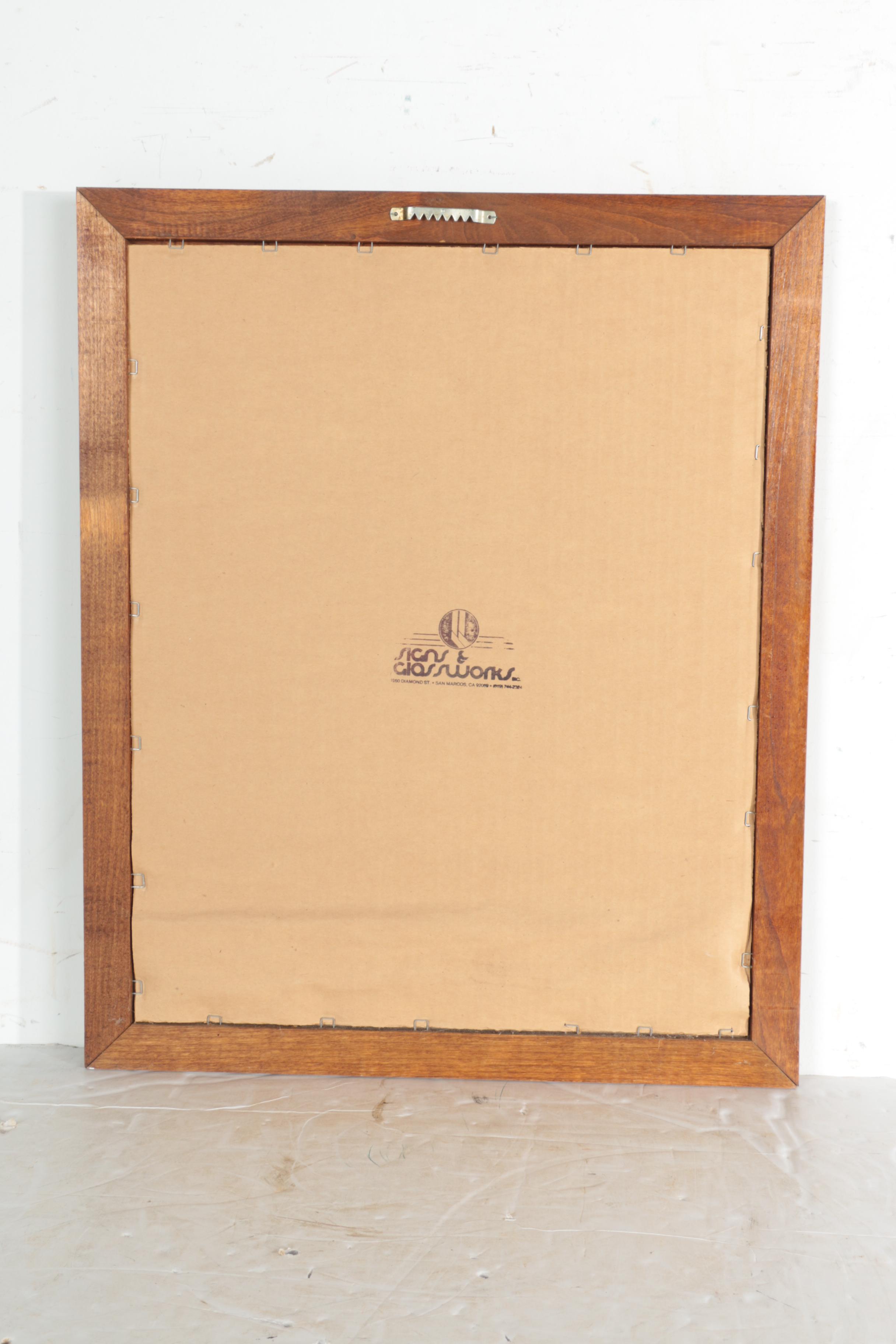 Bar Mirrors and Signs Including Pabst Blue Ribbon and Jägermeister