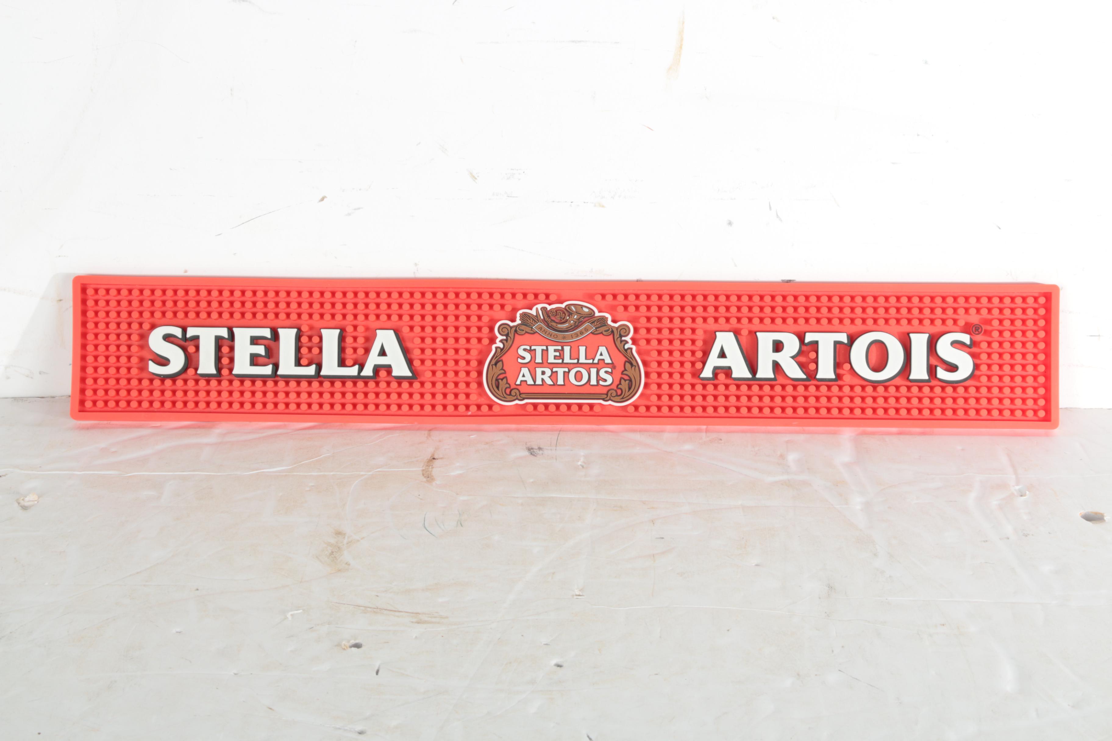 Bar Mirrors and Signs Including Pabst Blue Ribbon and Jägermeister