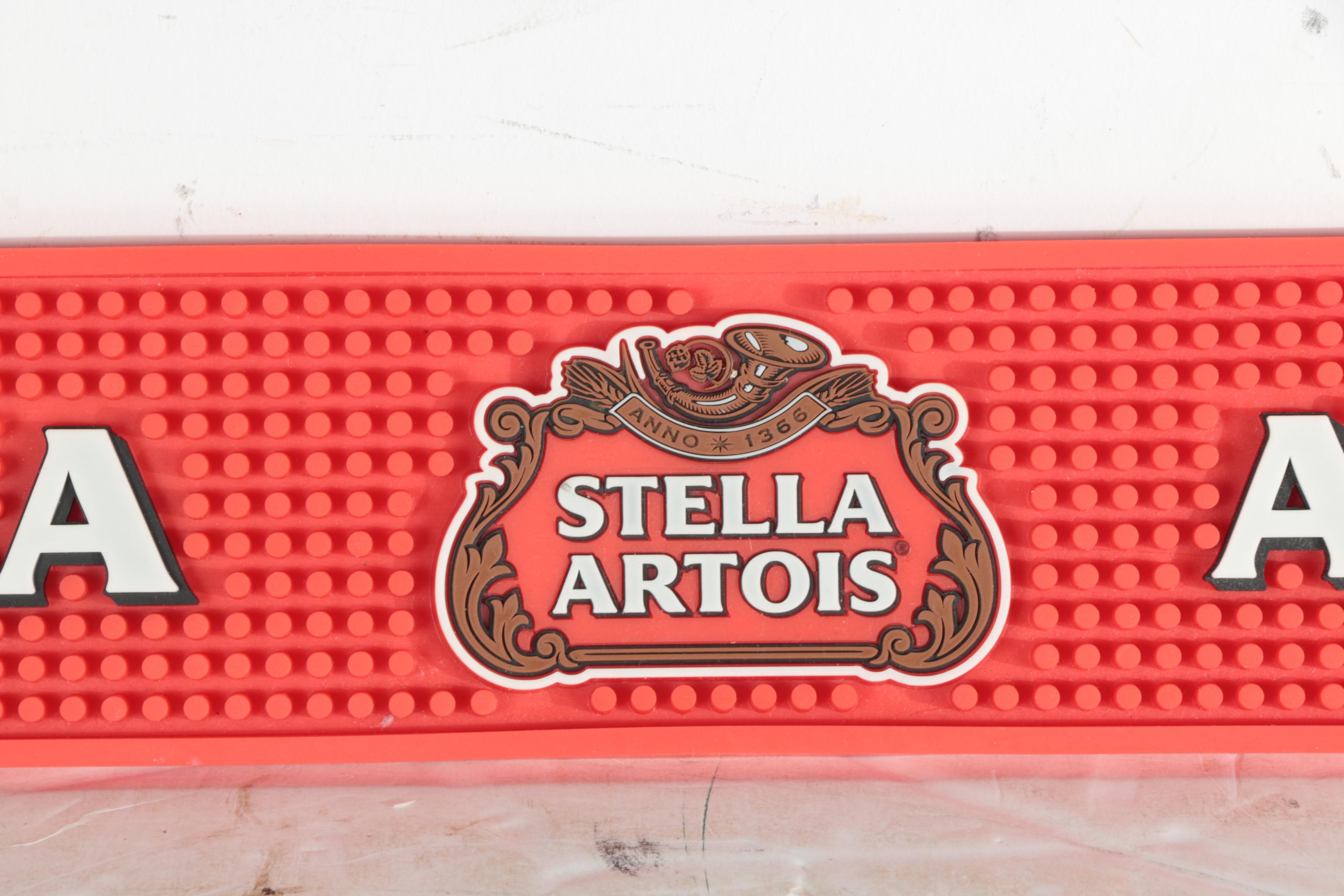 Bar Mirrors and Signs Including Pabst Blue Ribbon and Jägermeister