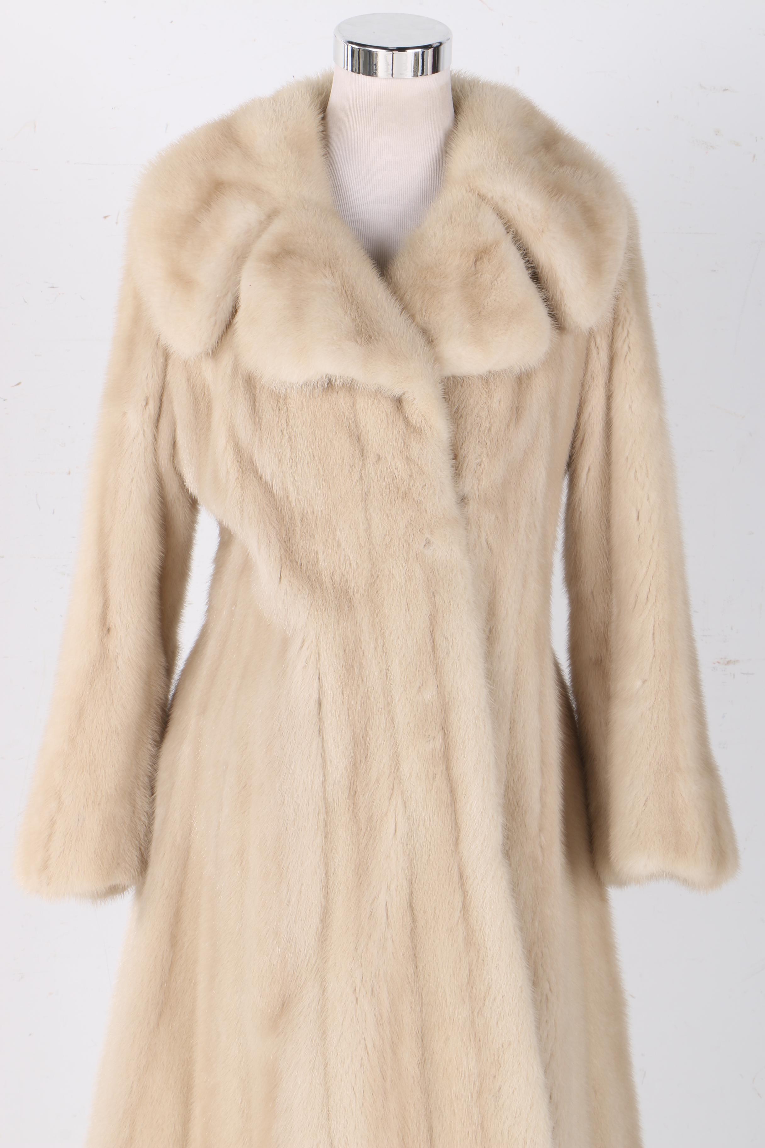 Vintage Mink Fur Coat by Barbara Ann