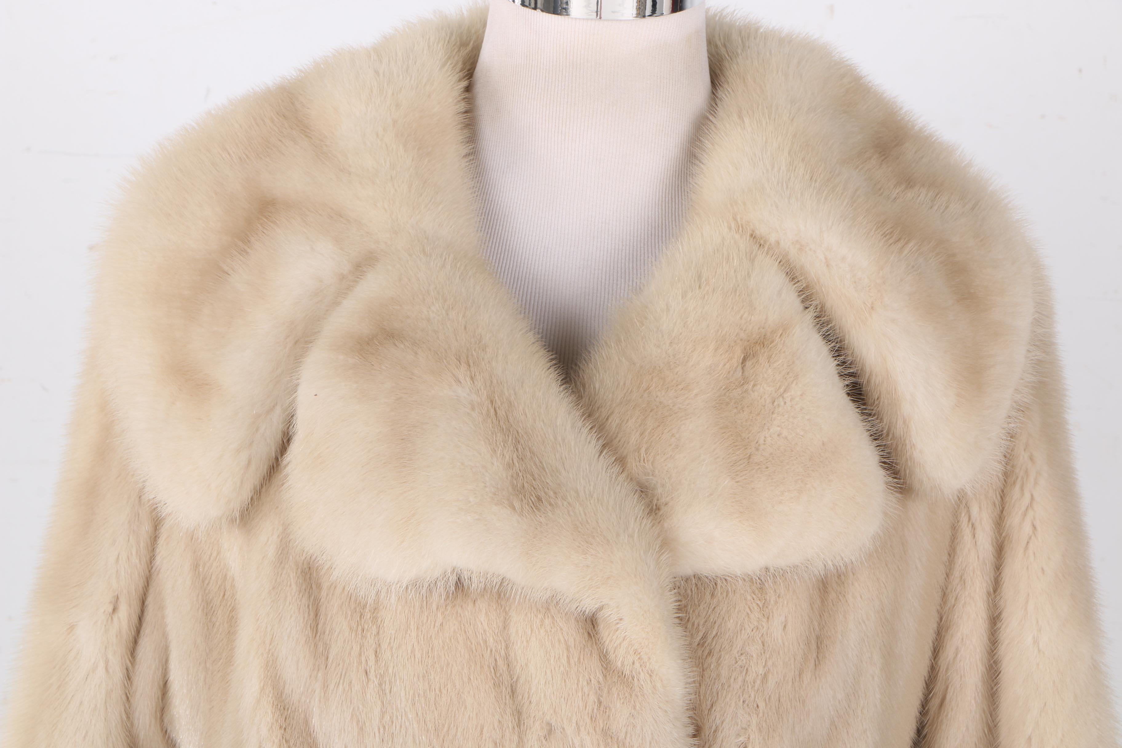 Vintage Mink Fur Coat by Barbara Ann