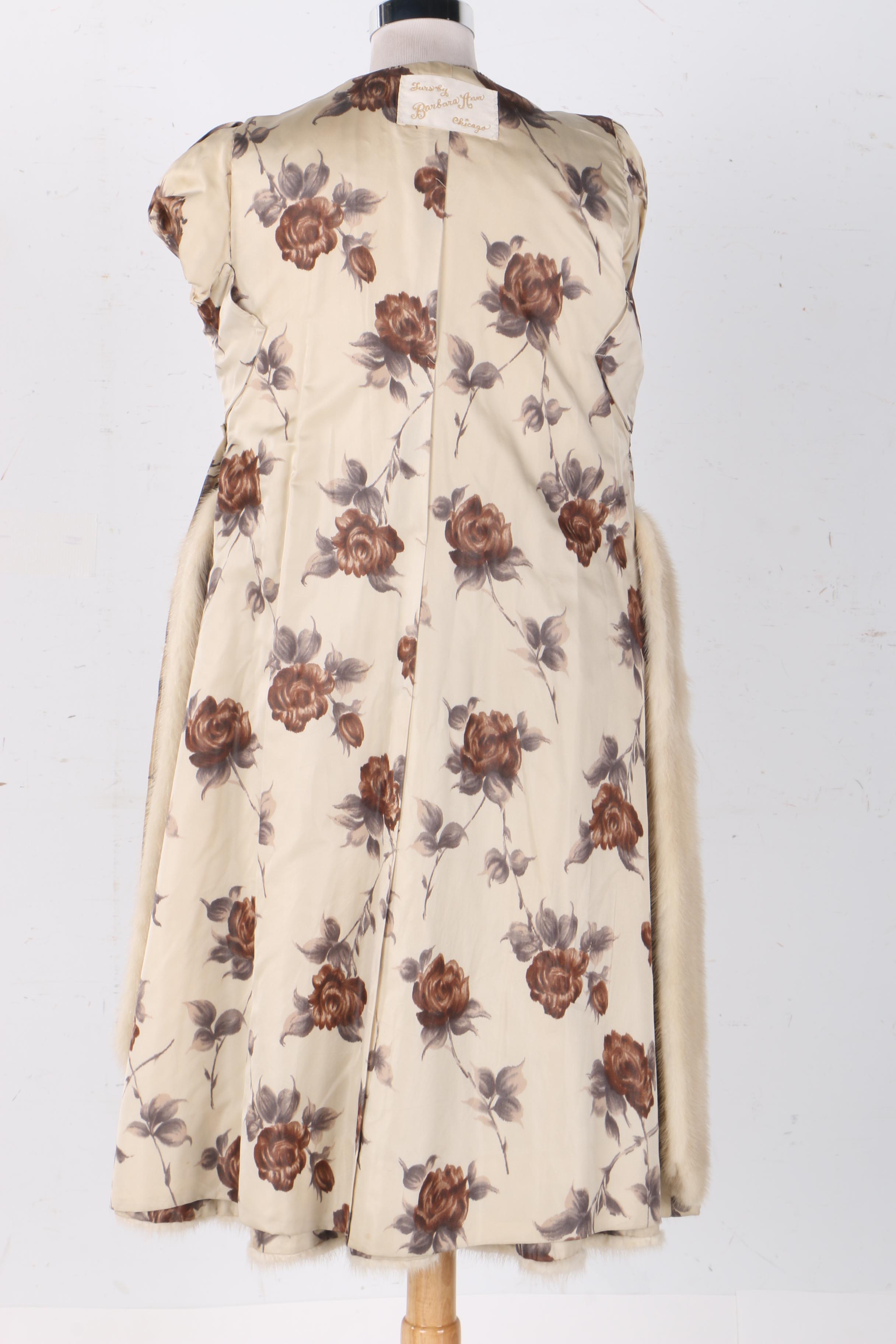 Vintage Mink Fur Coat by Barbara Ann