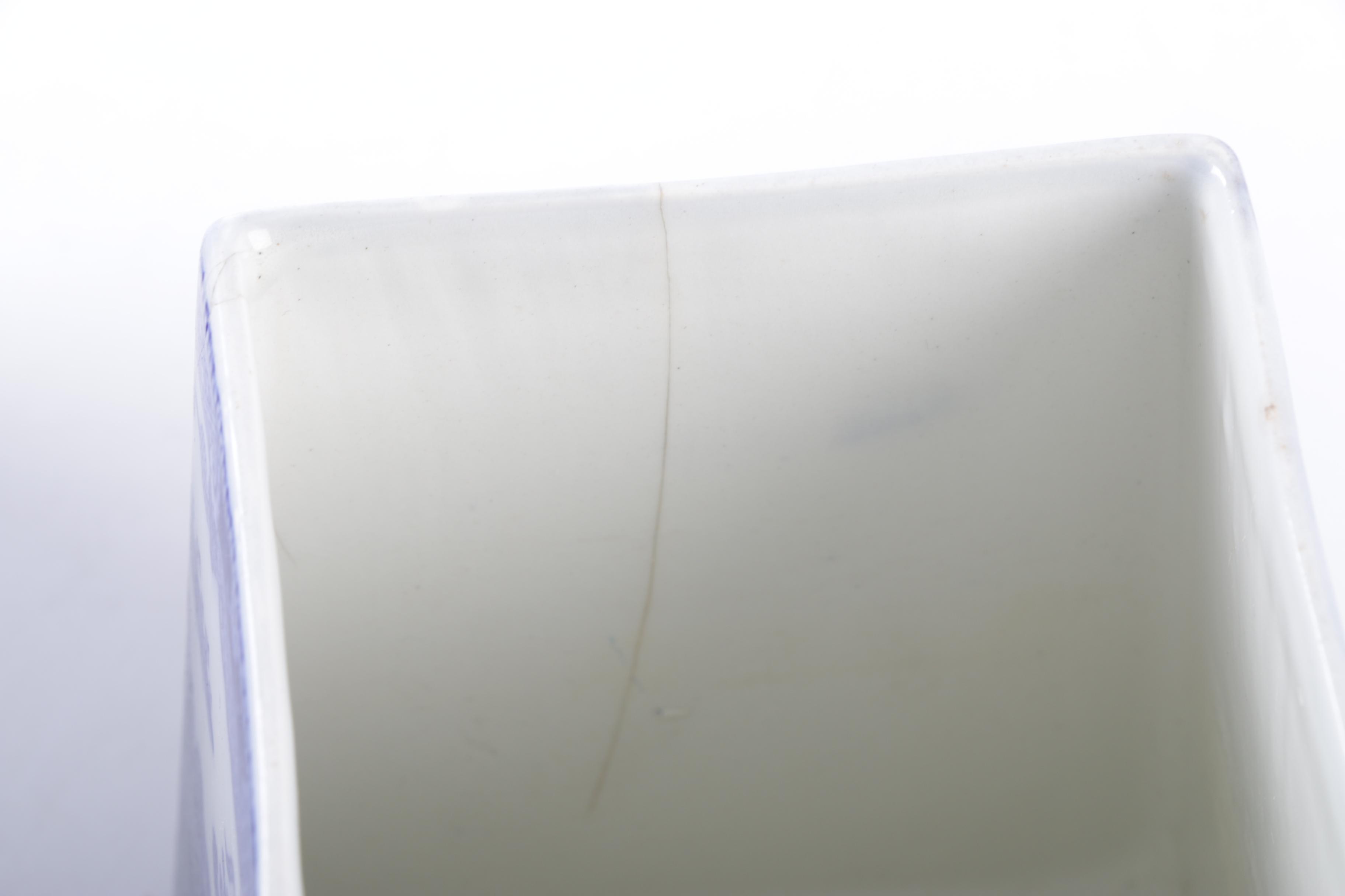 Ringtons Tea Merchants Ceramic Blue Willow Tea Canisters