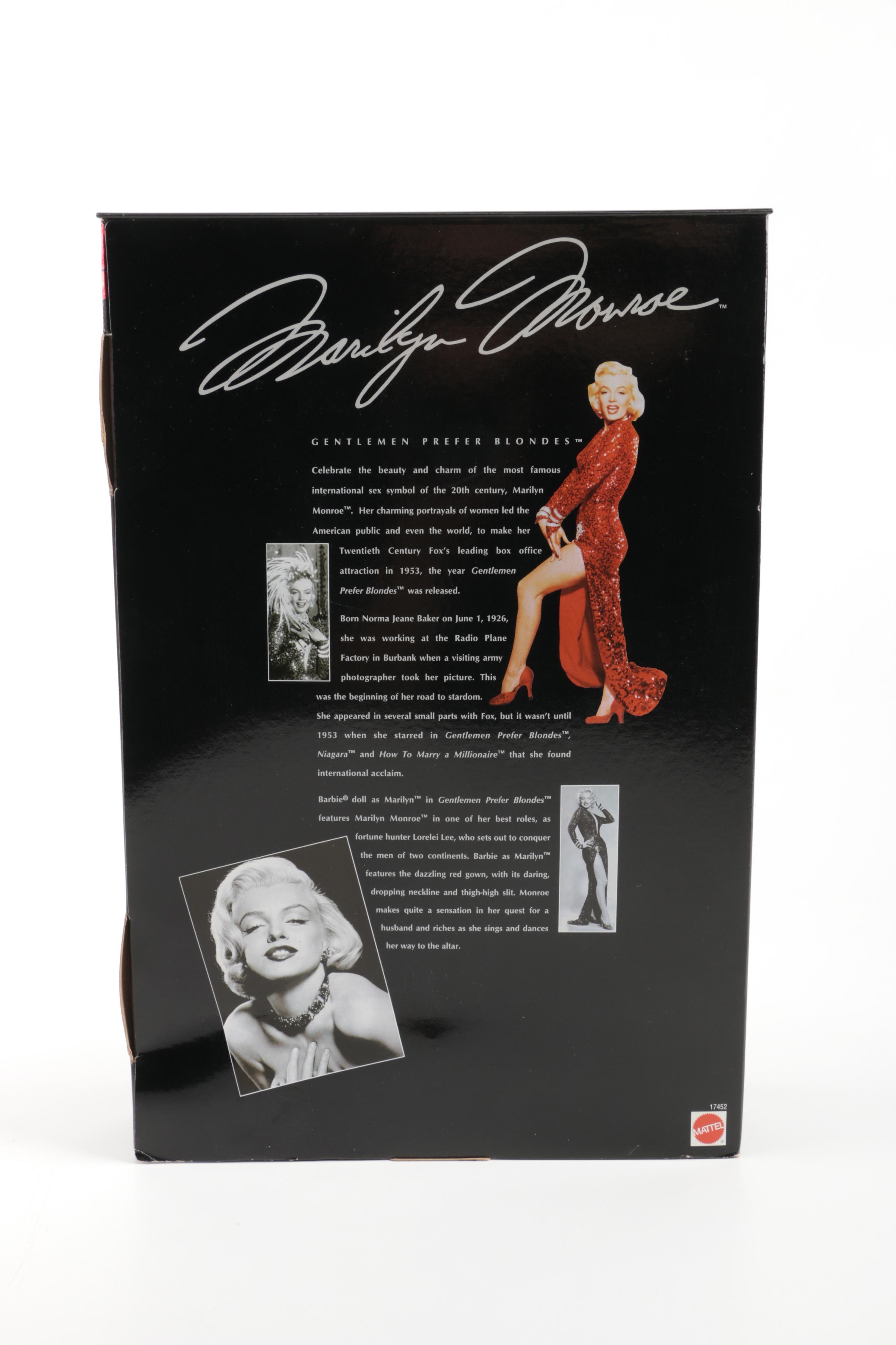 "Hollywood Legends" Collection Marilyn Monroe and Eliza Doolittle Barbie Dolls