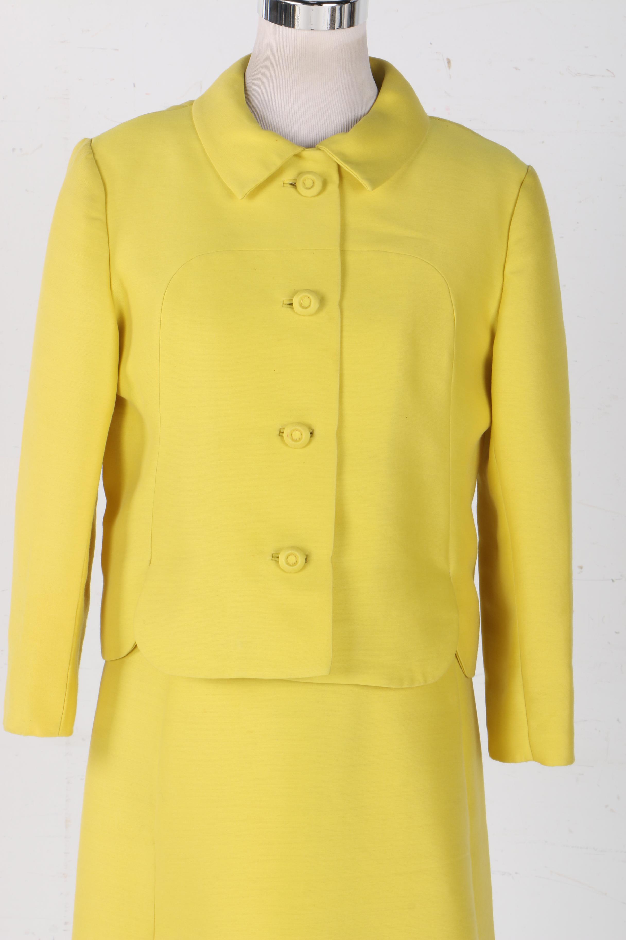 Marshall Field & Co. Yellow Dress Suit