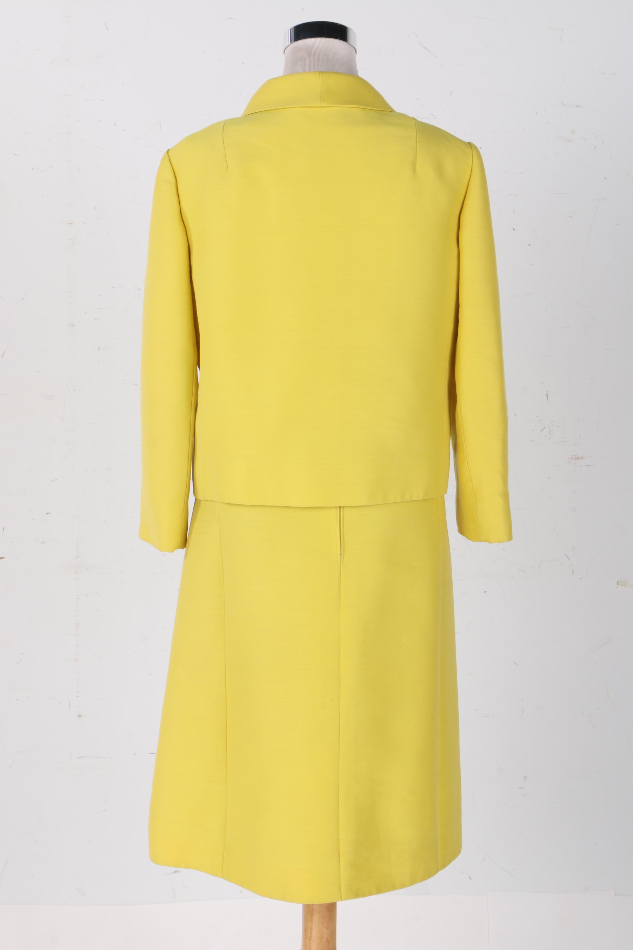 Marshall Field & Co. Yellow Dress Suit