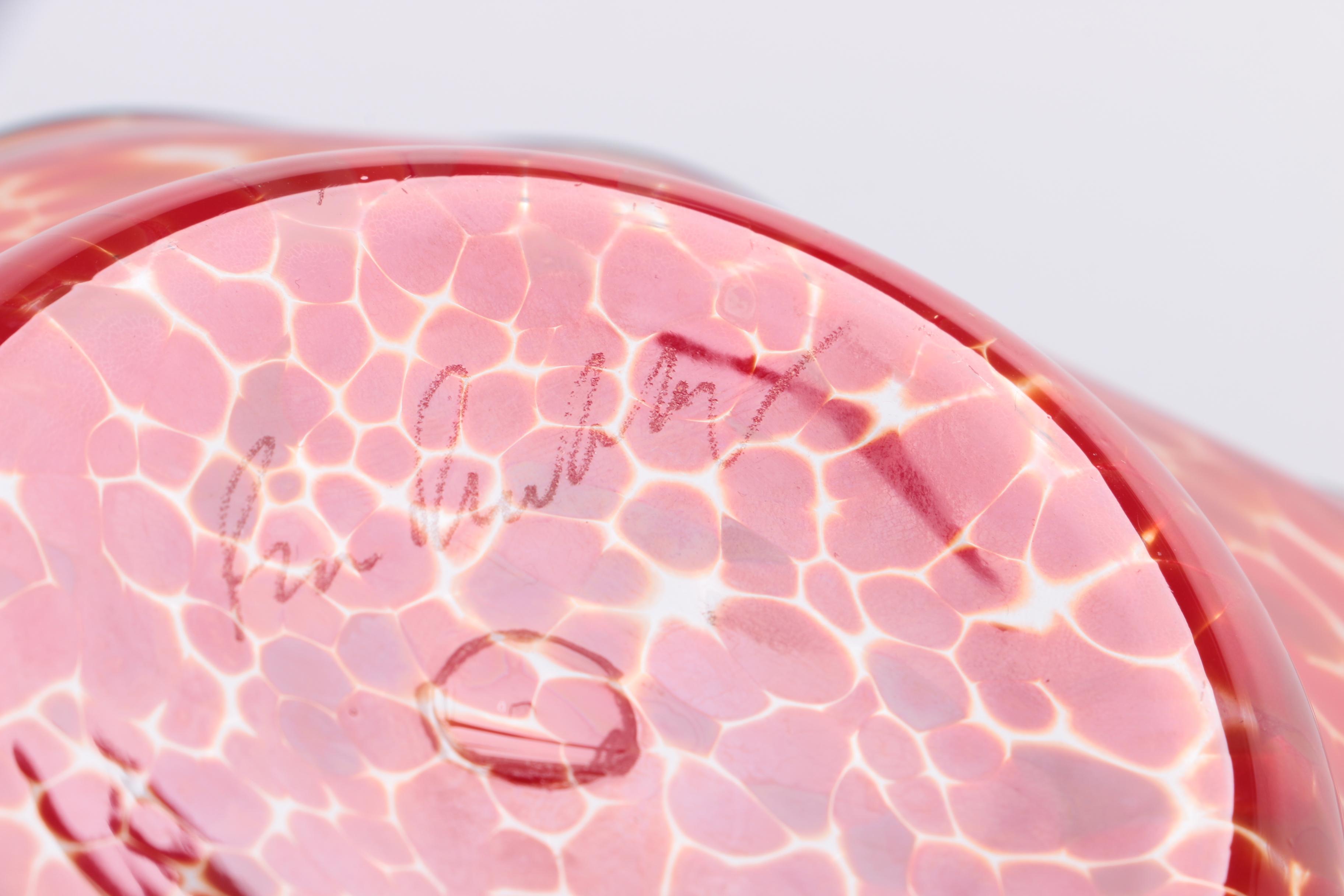 Blown Glass Bowls and Murano Glass Wrapped Candies