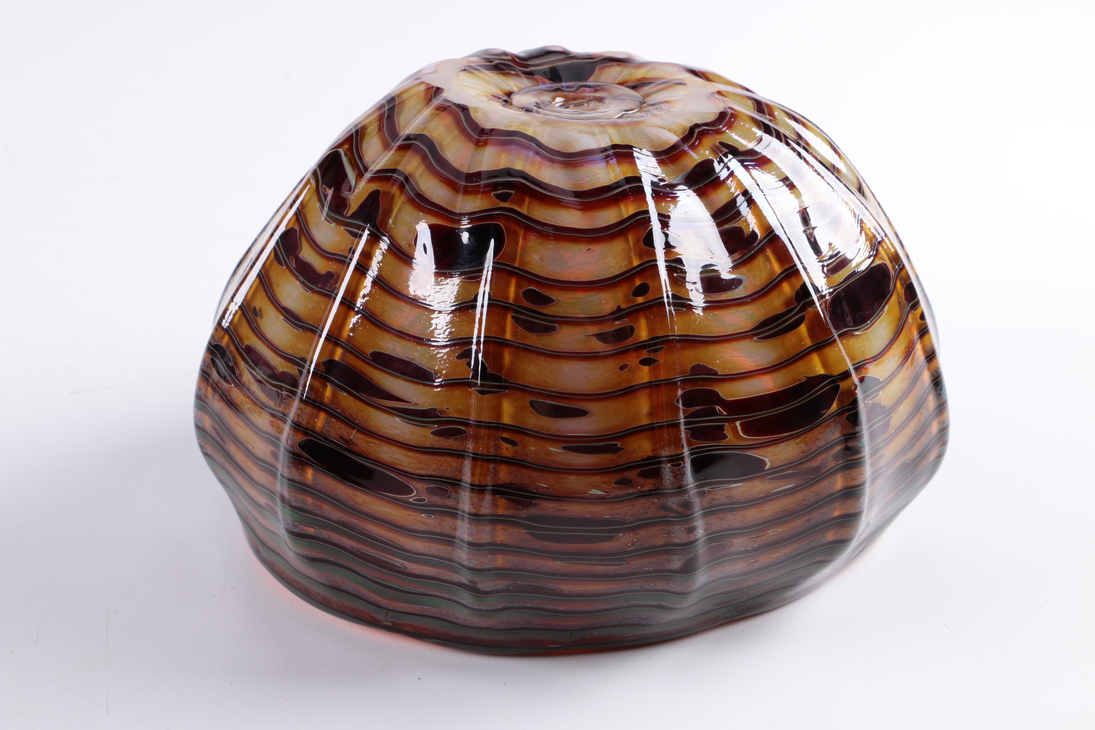 Blown Glass Bowls and Murano Glass Wrapped Candies