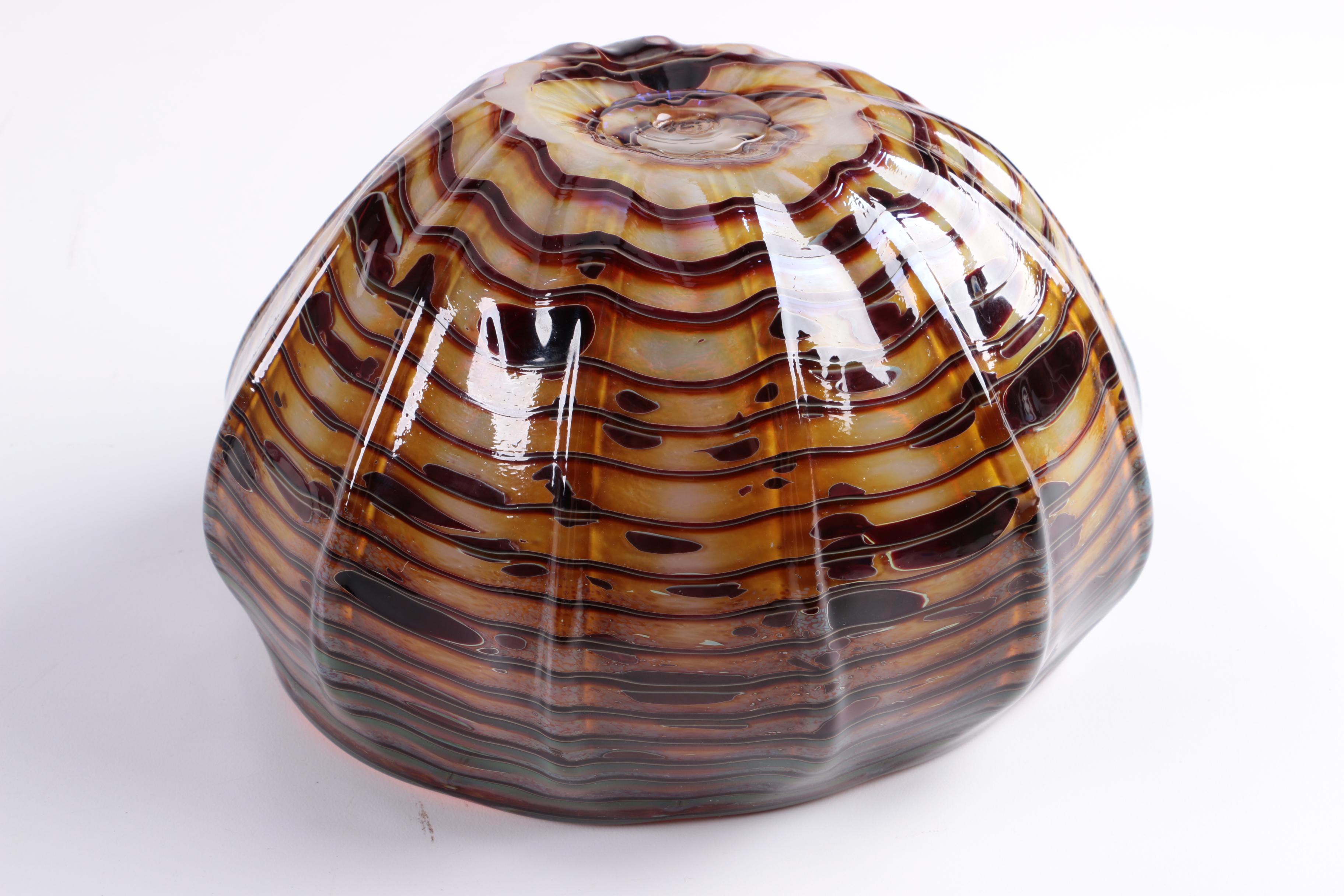 Blown Glass Bowls and Murano Glass Wrapped Candies