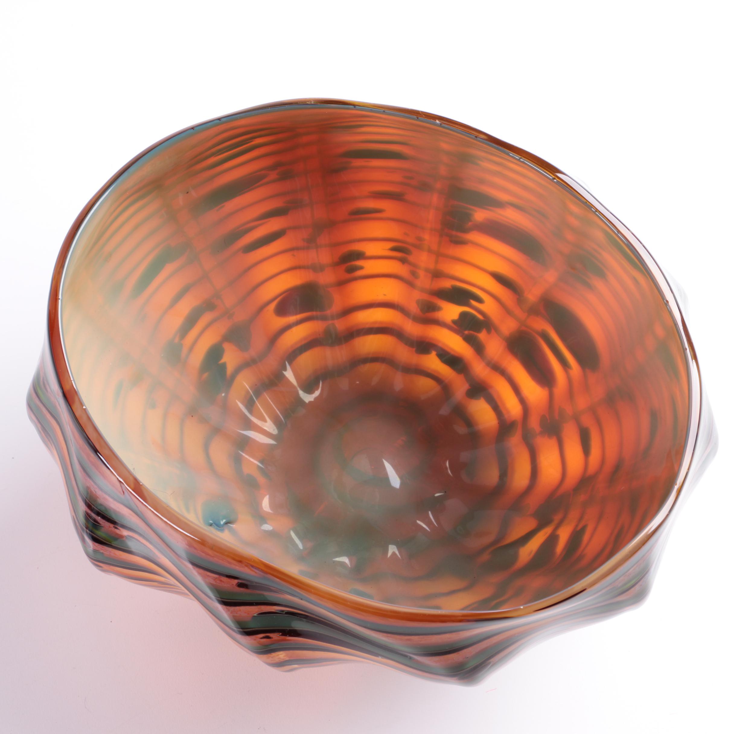 Blown Glass Bowls and Murano Glass Wrapped Candies