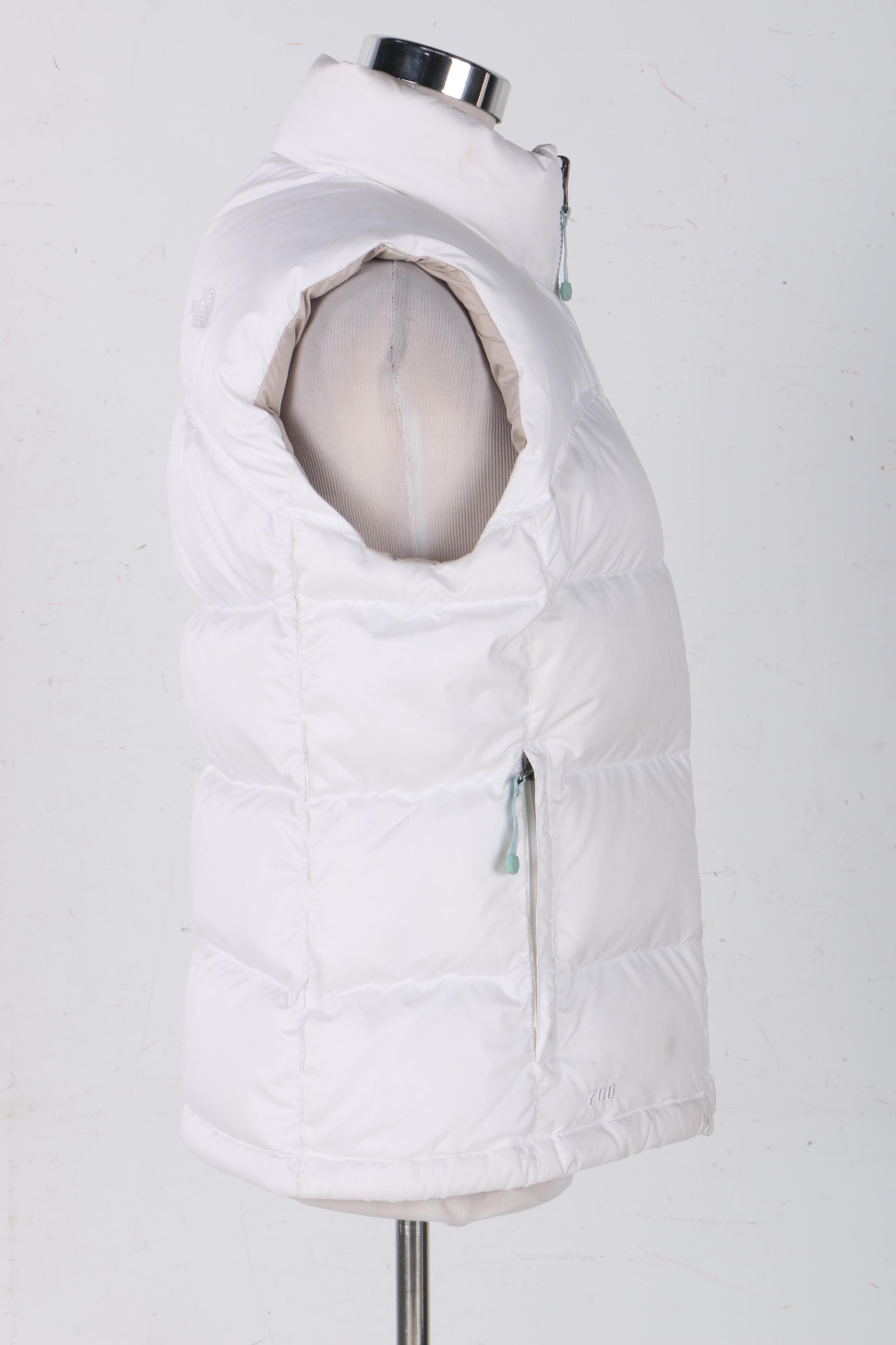 White Puffer Vest by The North Face