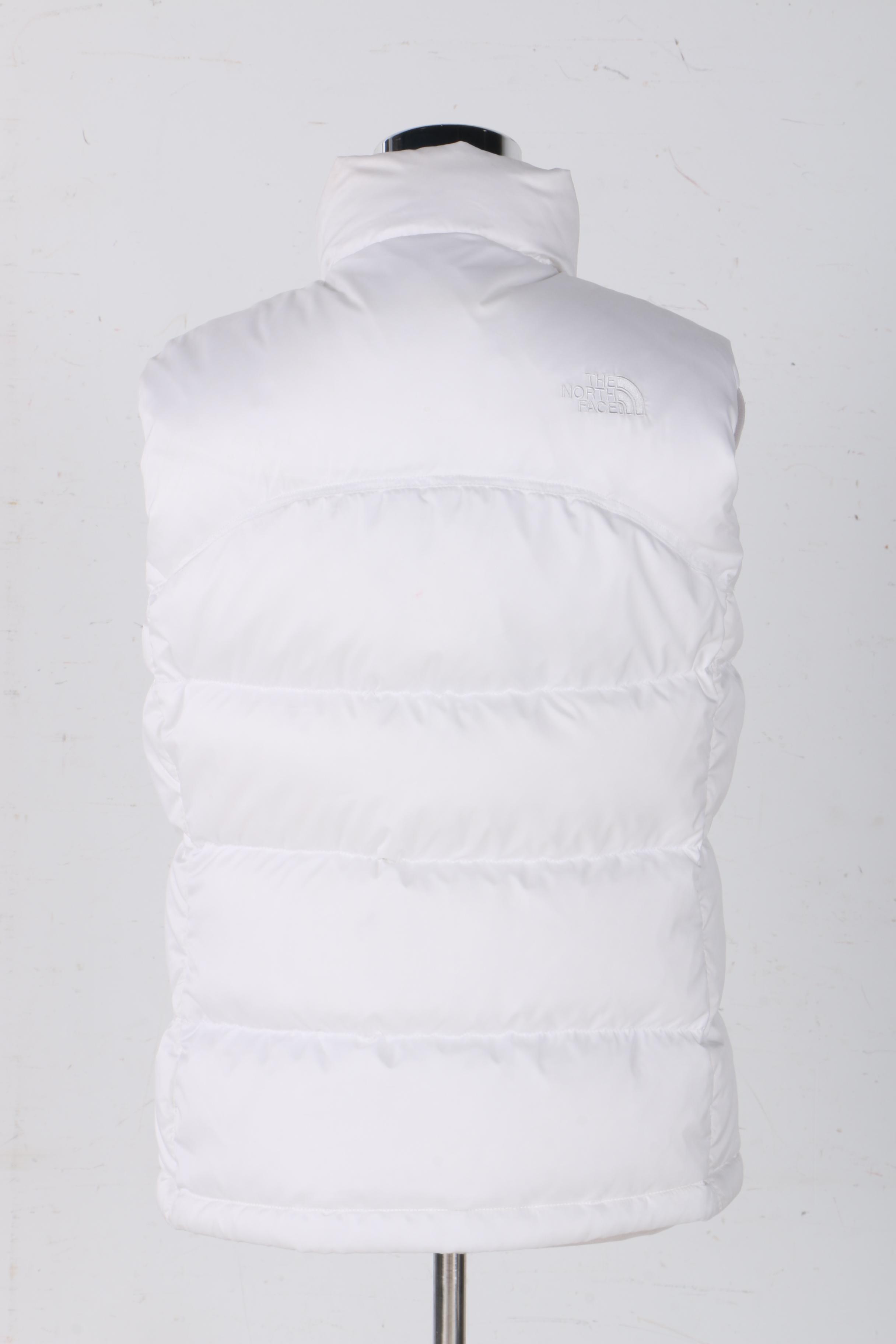 White Puffer Vest by The North Face