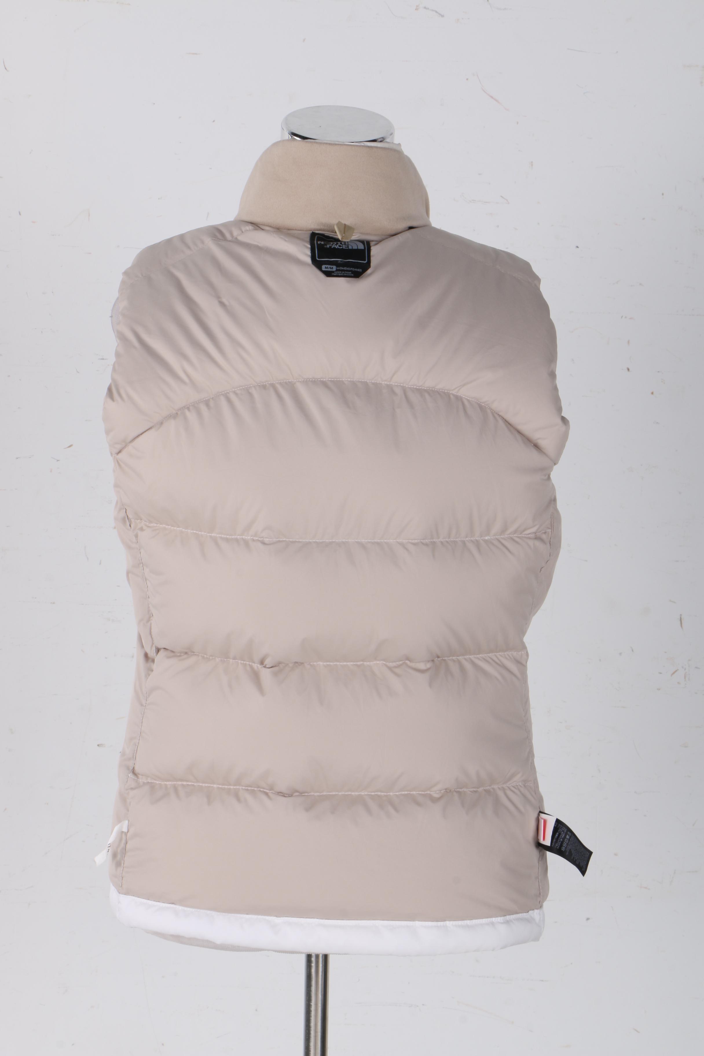 White Puffer Vest by The North Face