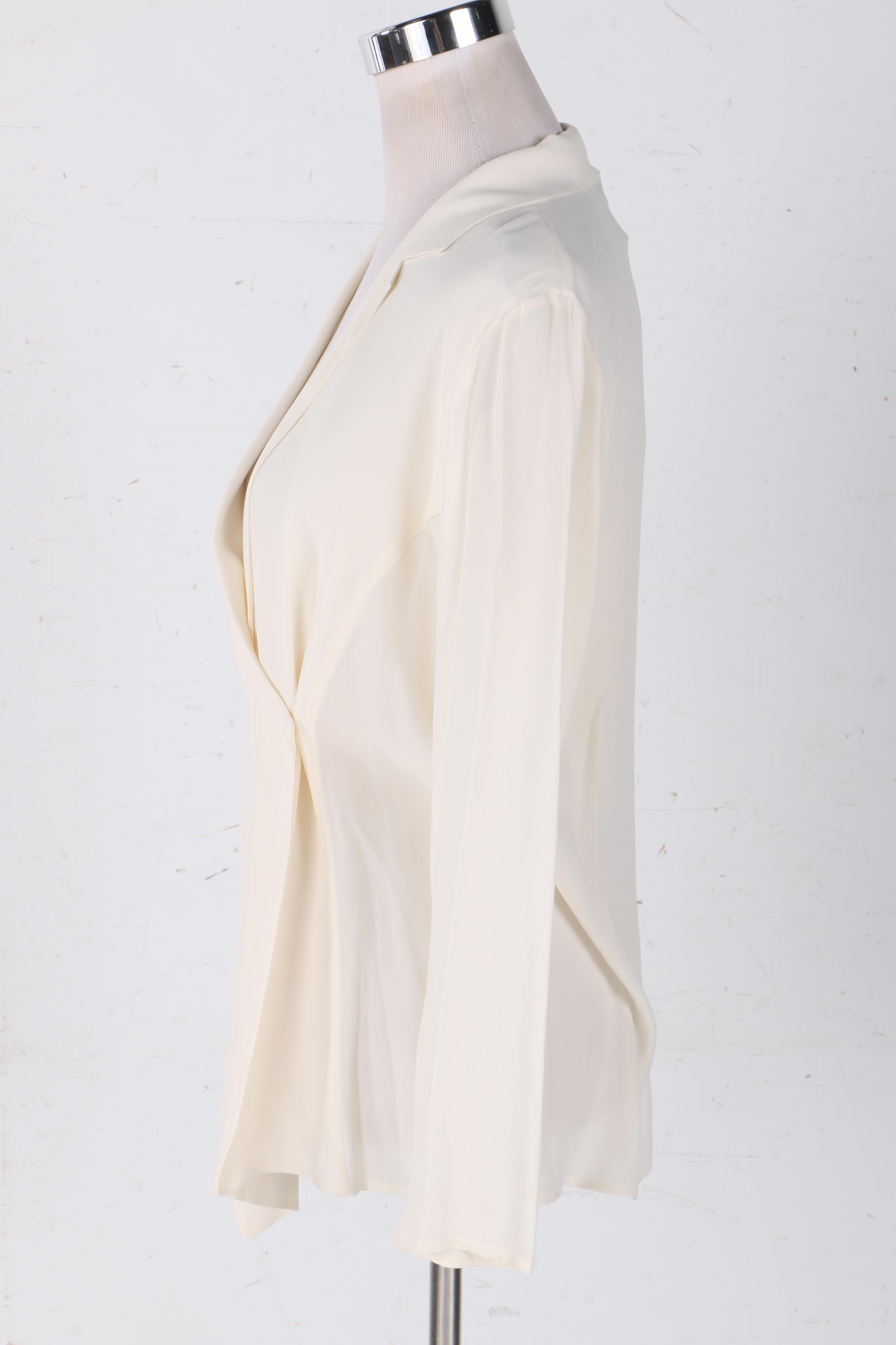 Calvin Klein Collection Woman's Silk Blazer