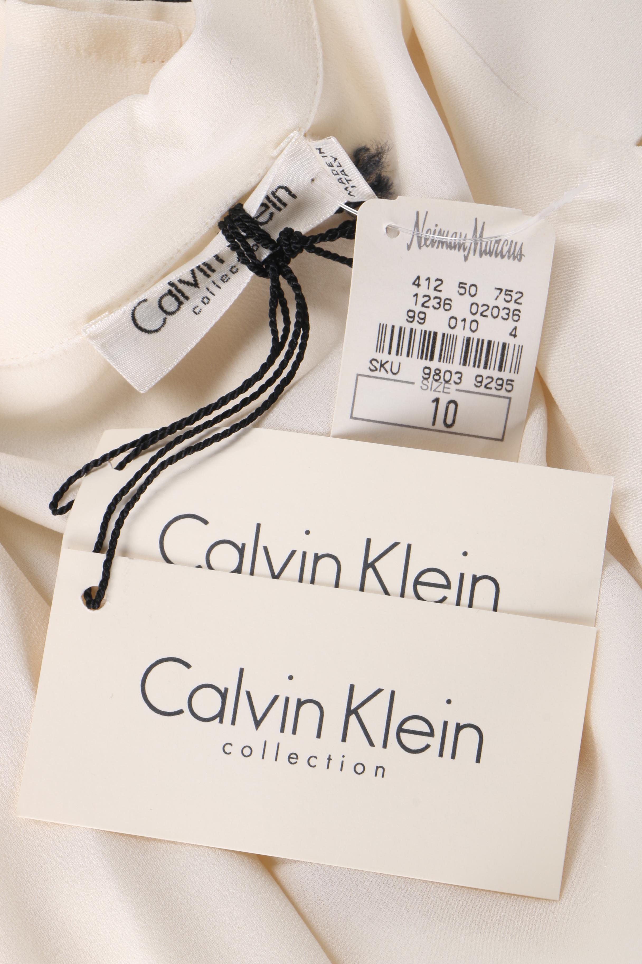 Calvin Klein Collection Woman's Silk Blazer