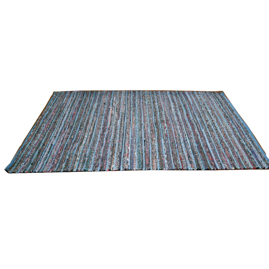 Woven Multicolor Flat Weave Rug