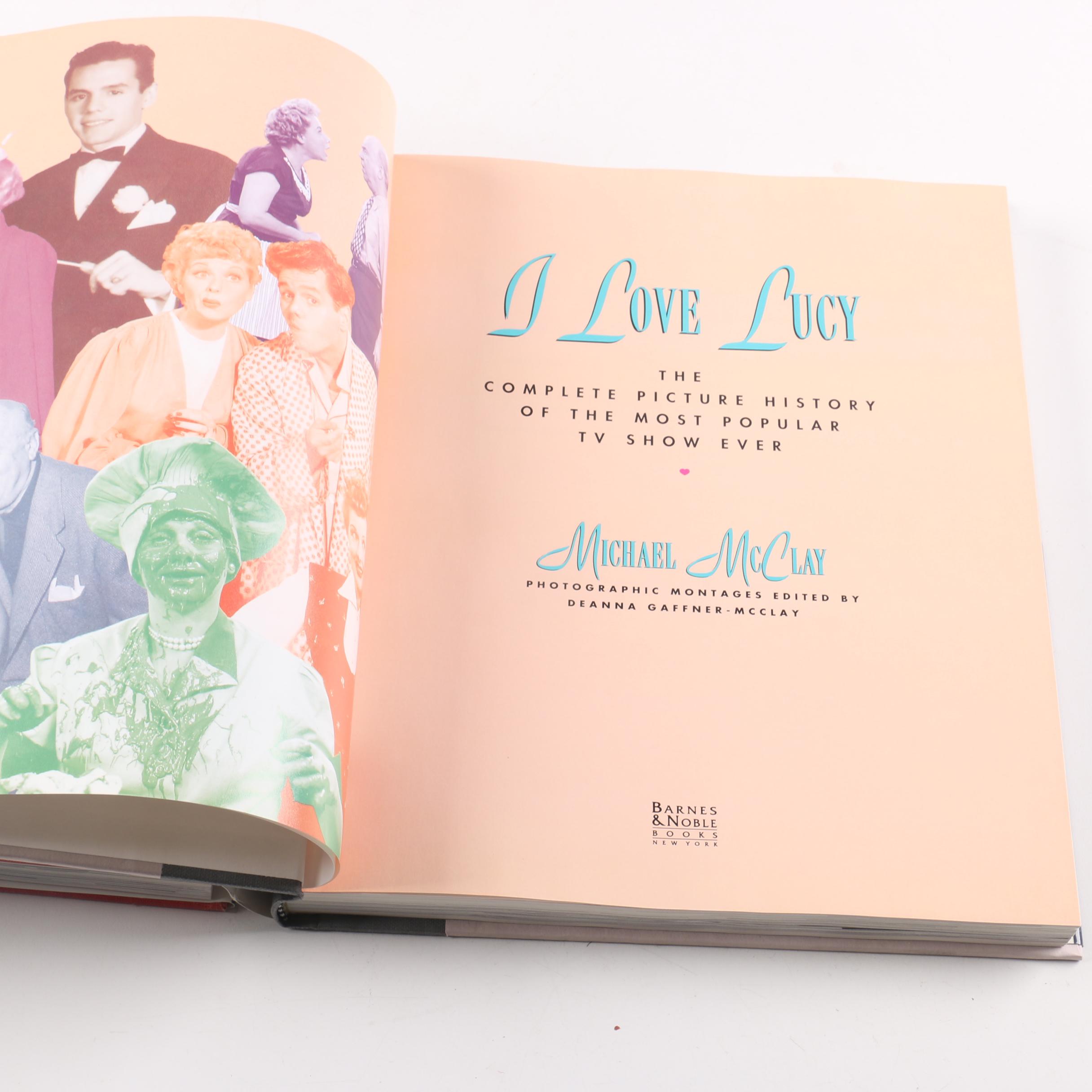 Lucille Ball Book and VHS Tape Collection