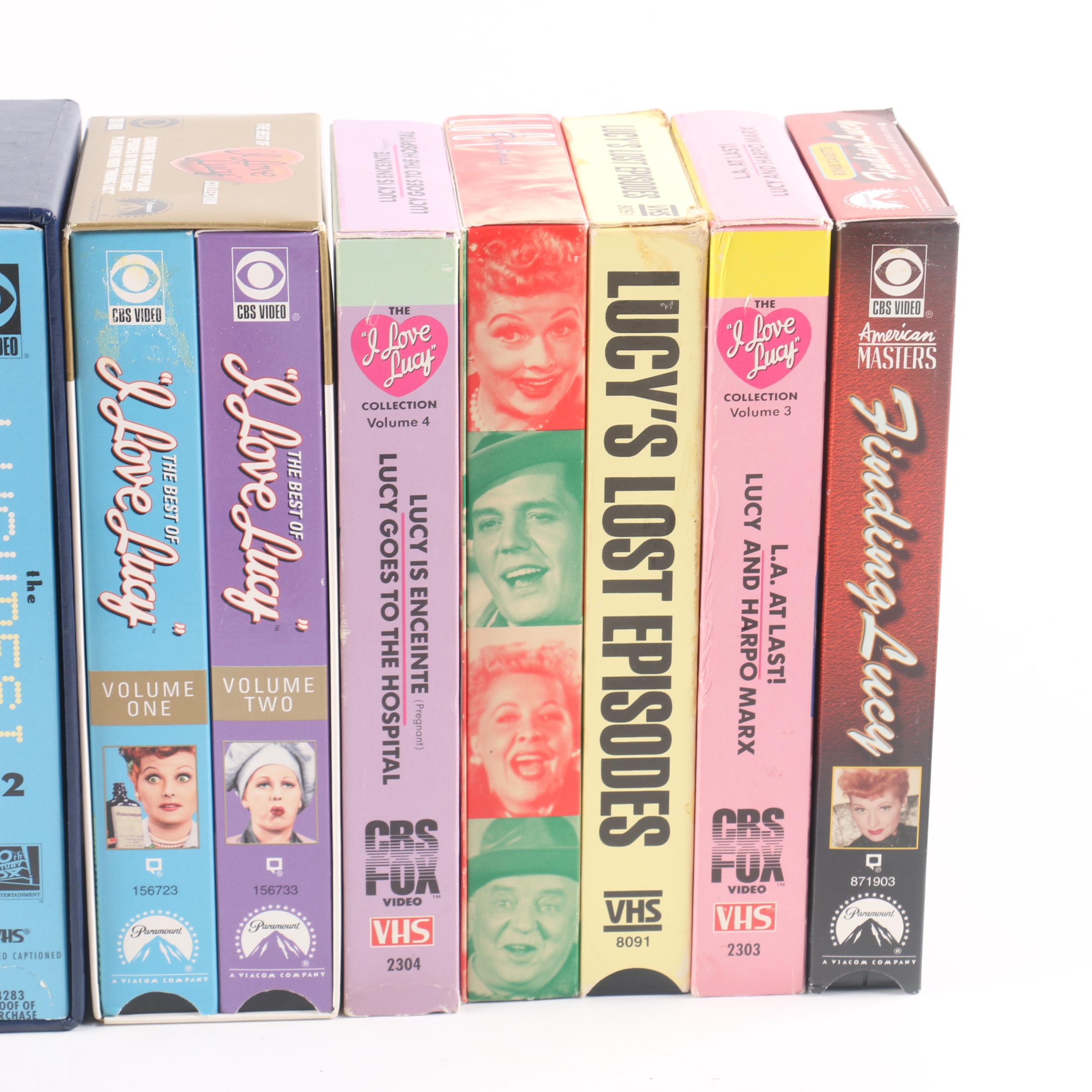 Lucille Ball Book and VHS Tape Collection