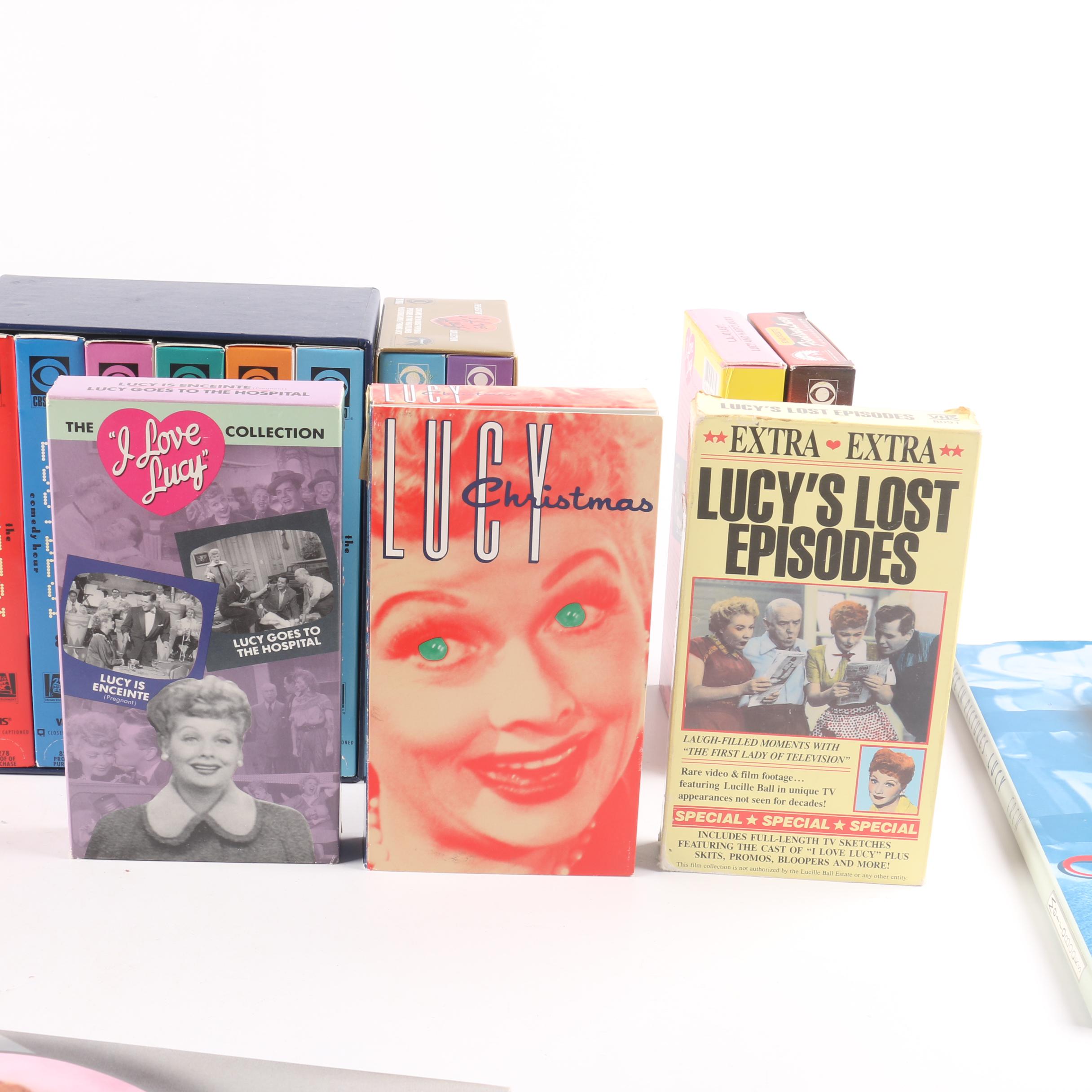 Lucille Ball Book and VHS Tape Collection