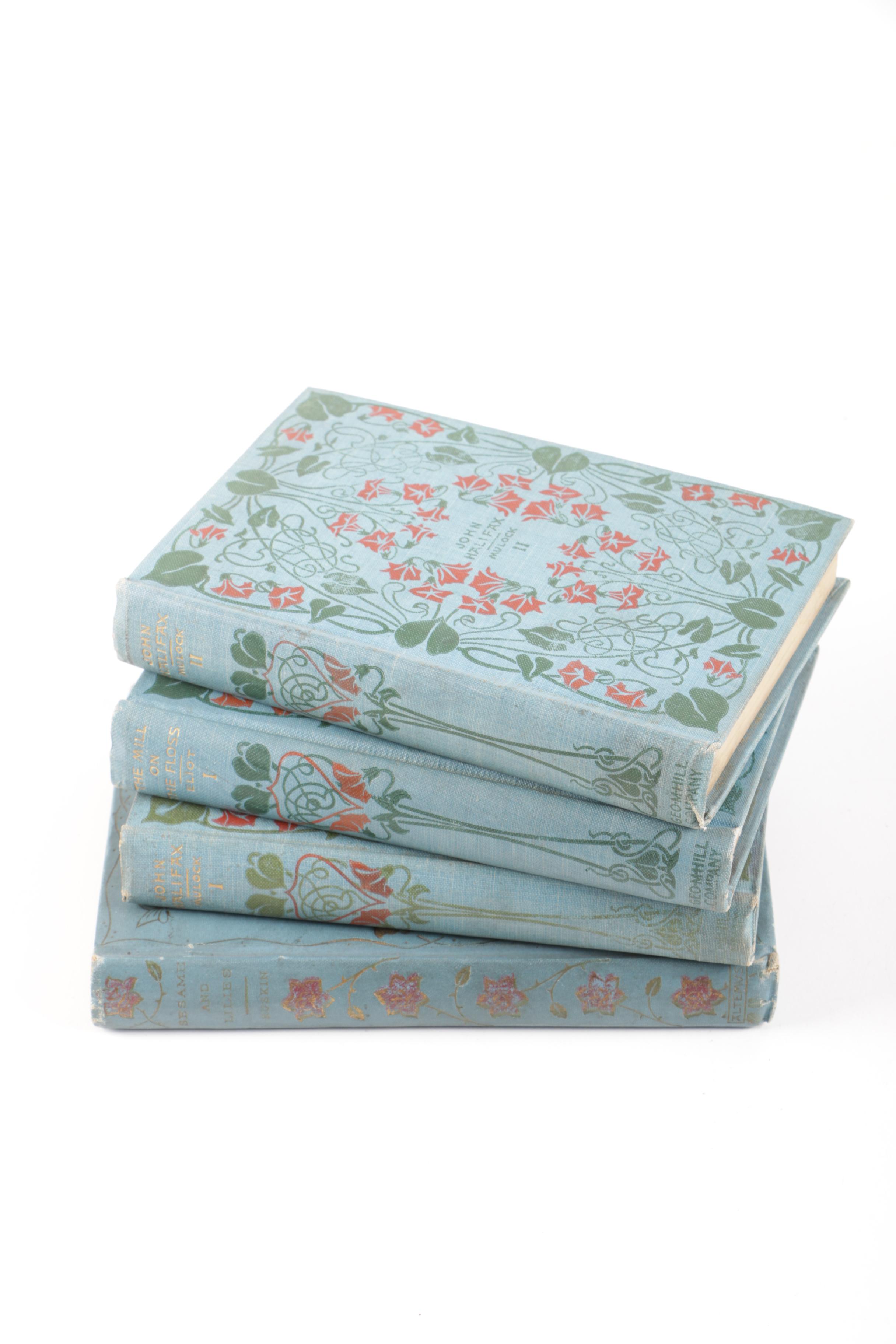 Collection of Antique Hardcover Books