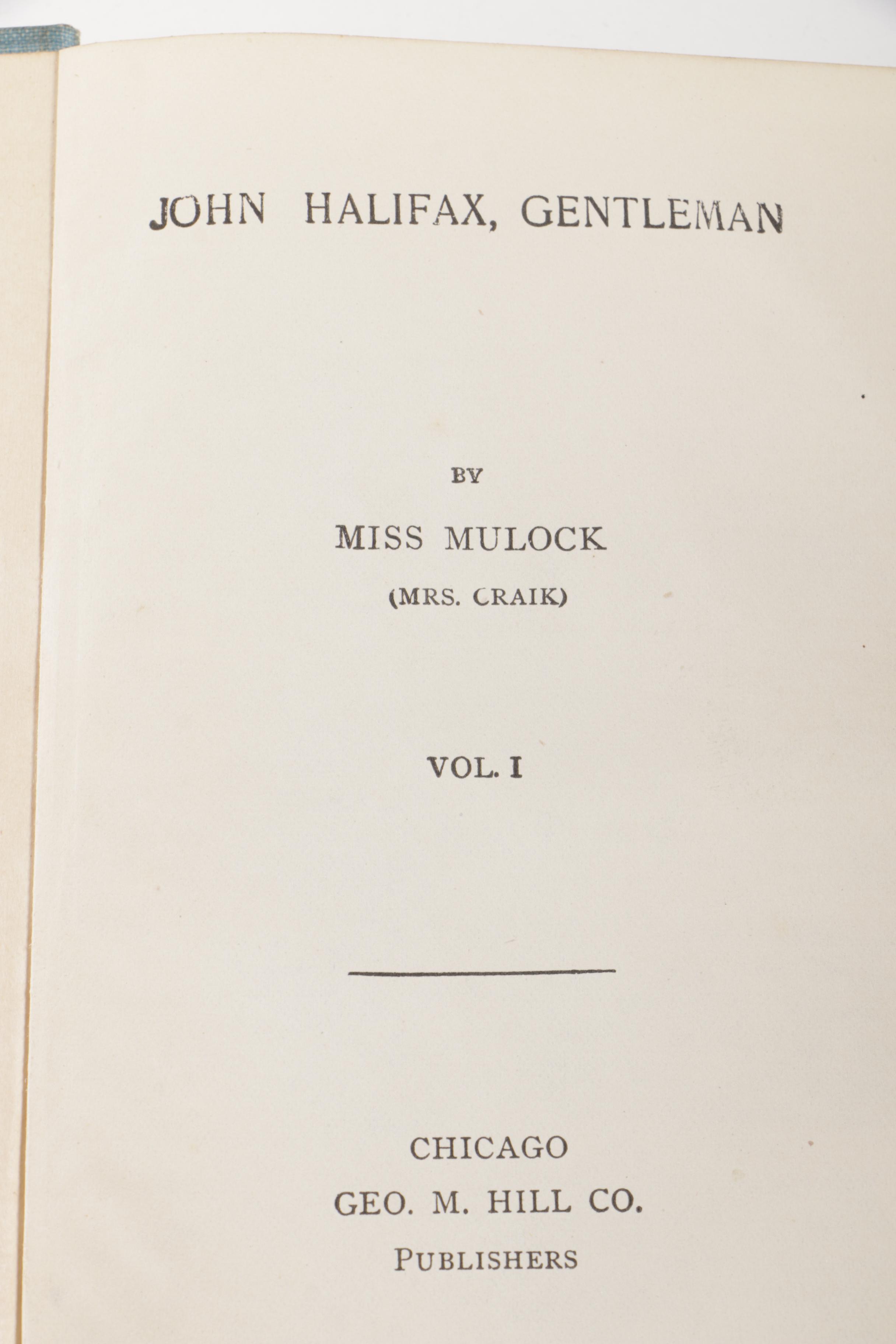 Collection of Antique Hardcover Books