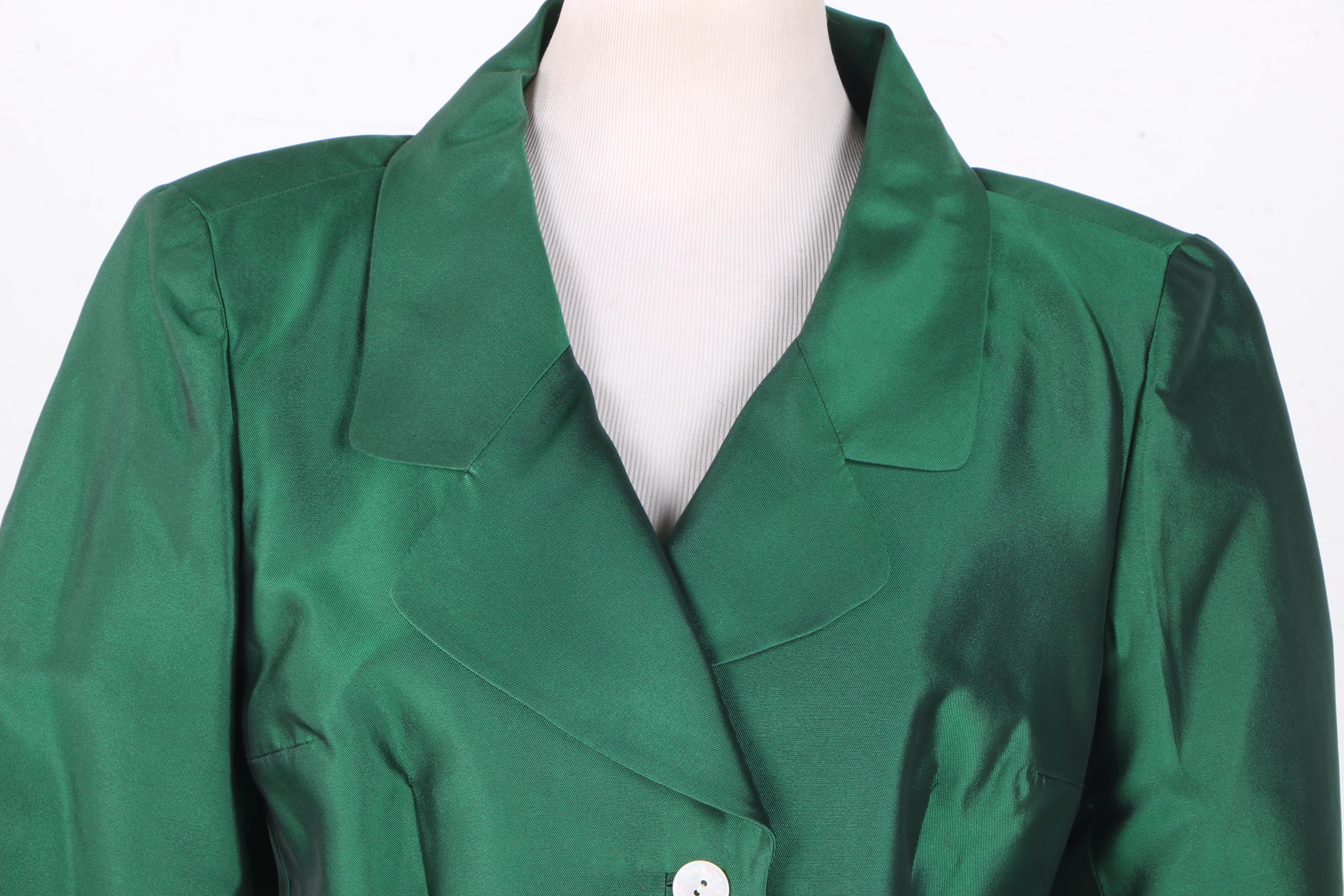 Dolce and Gabbana Silk Skirt Suit