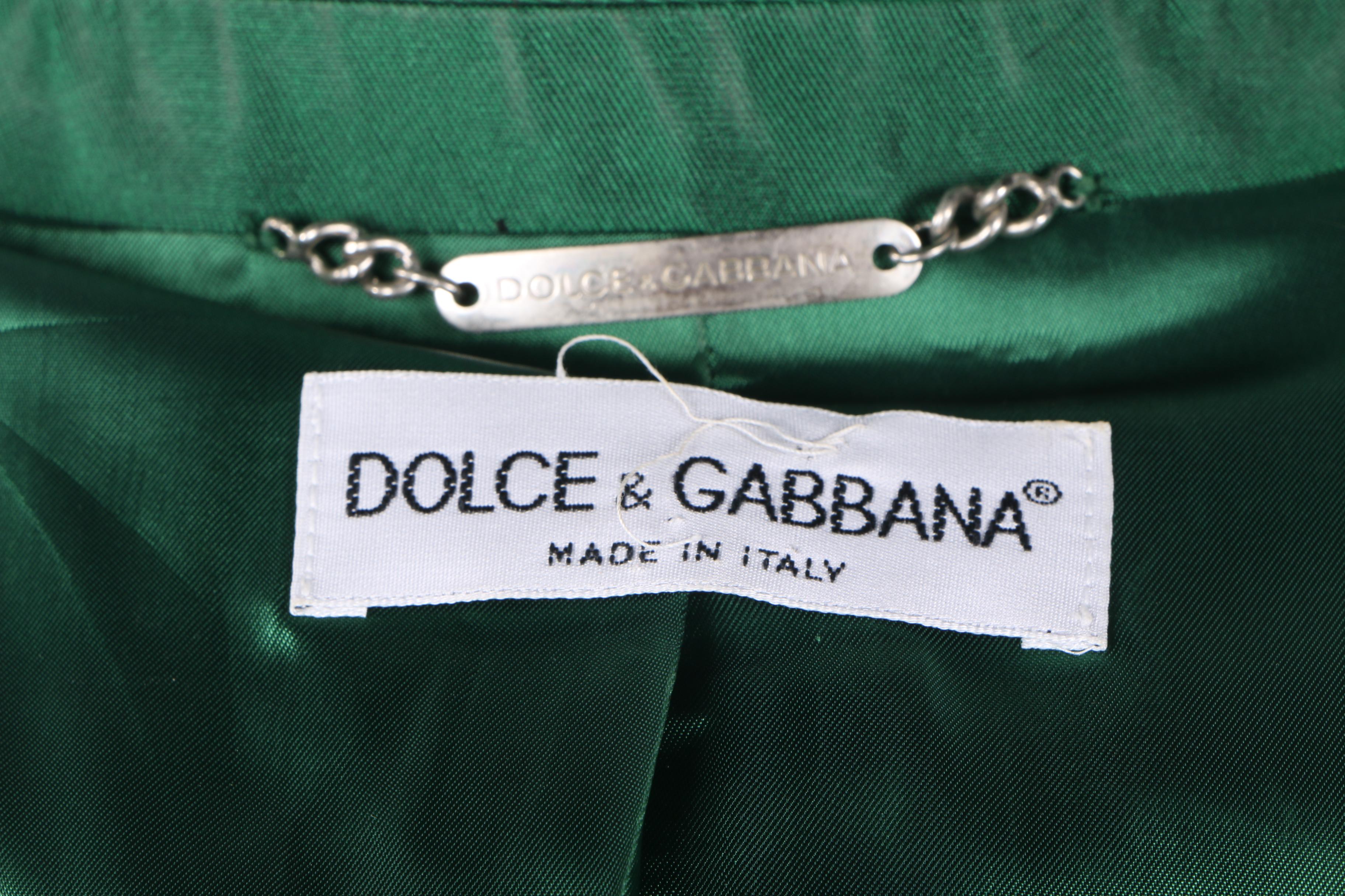Dolce and Gabbana Silk Skirt Suit