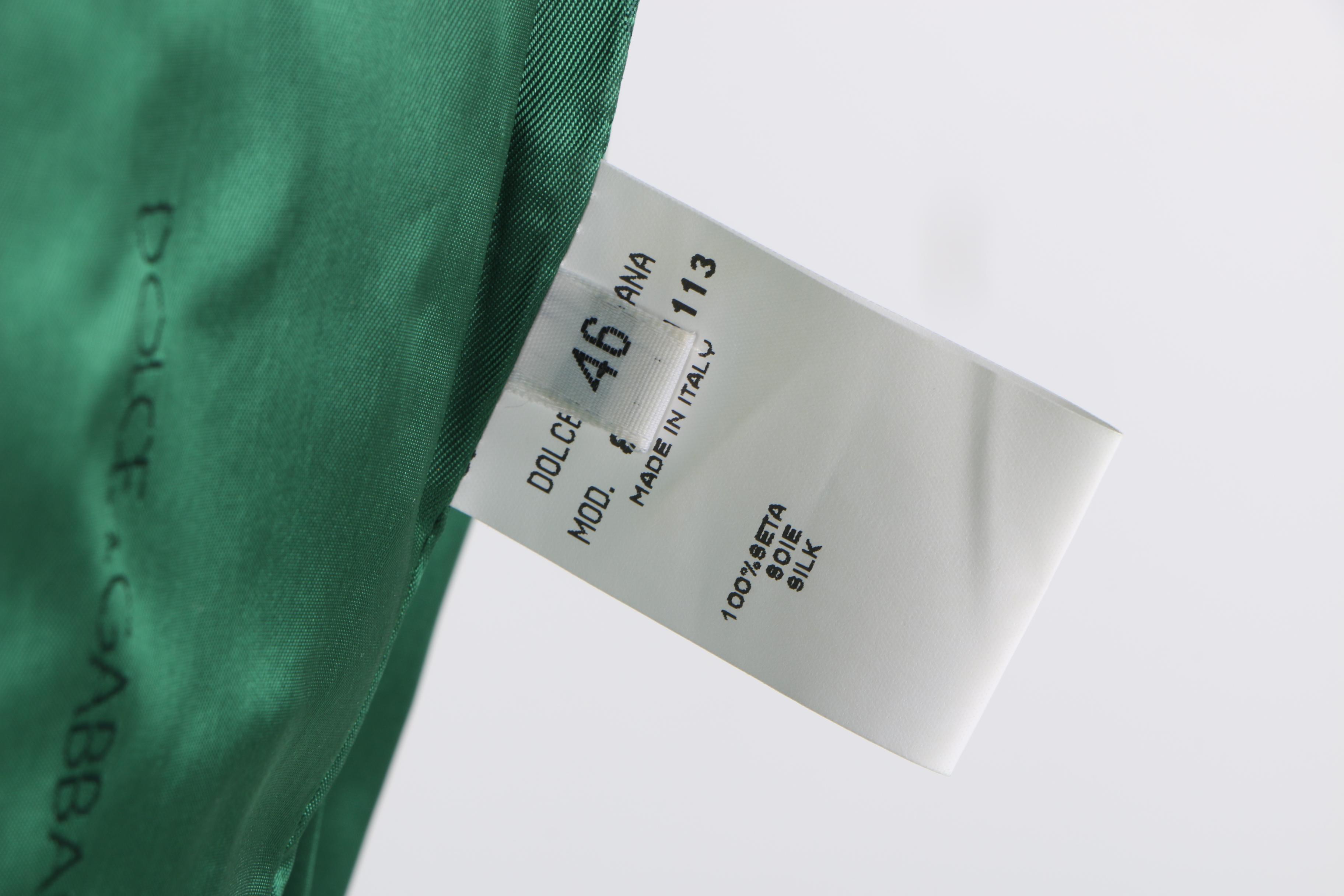 Dolce and Gabbana Silk Skirt Suit