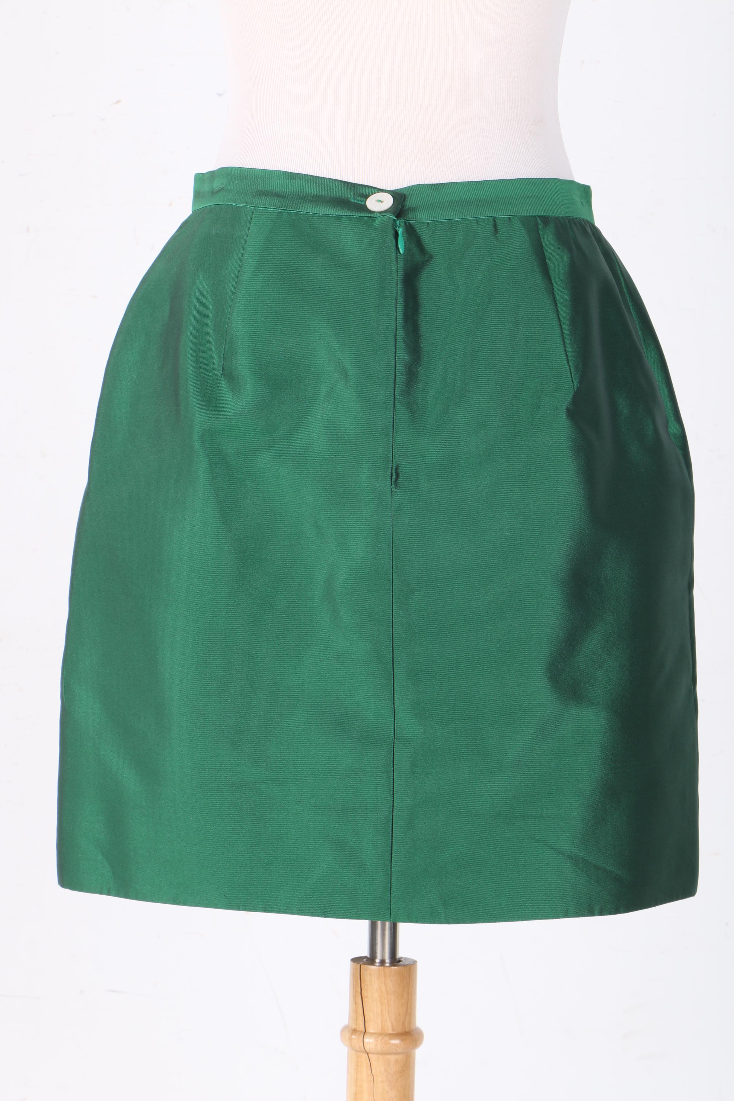 Dolce and Gabbana Silk Skirt Suit