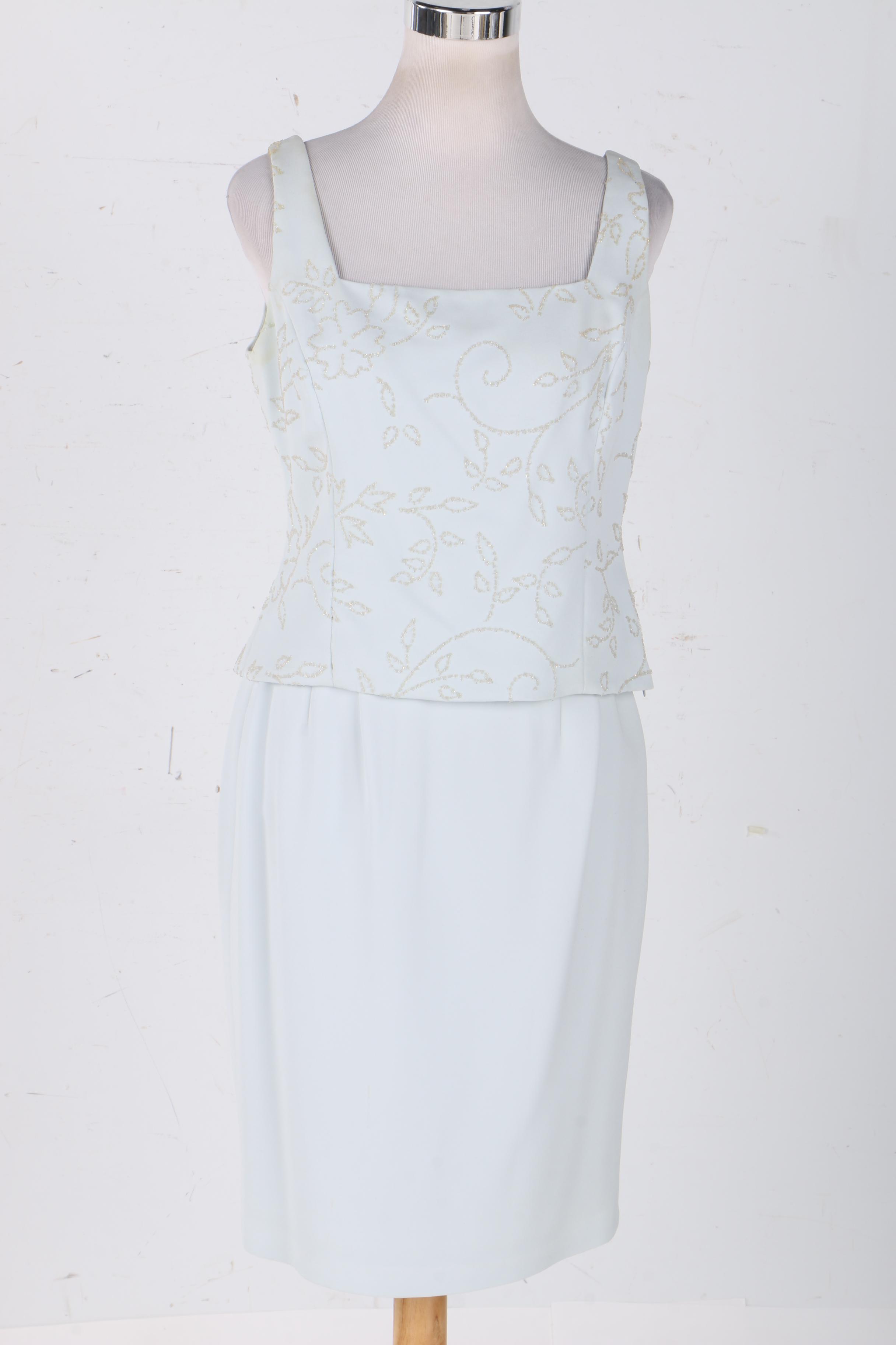 Women's Badgley Mischka Three Piece Suit Skirt