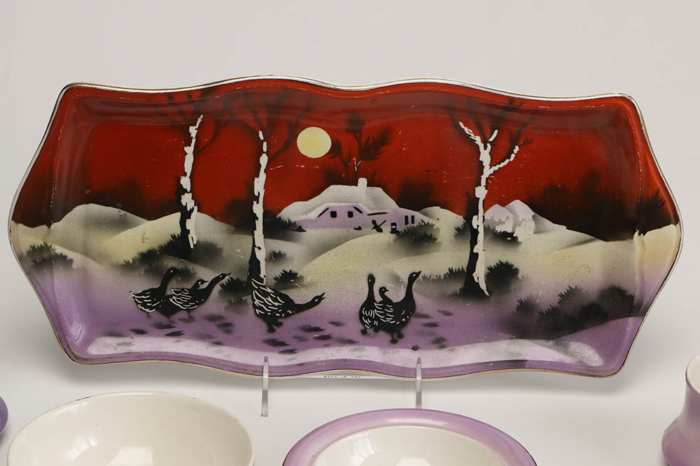 Vintage Porcelain Tableware Collection