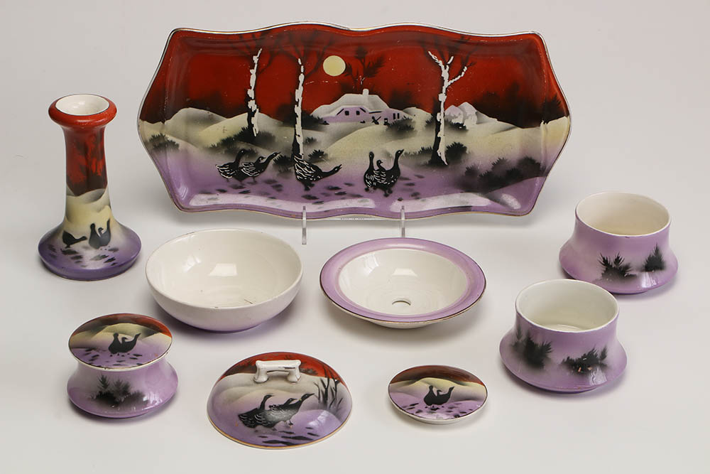 Vintage Porcelain Tableware Collection